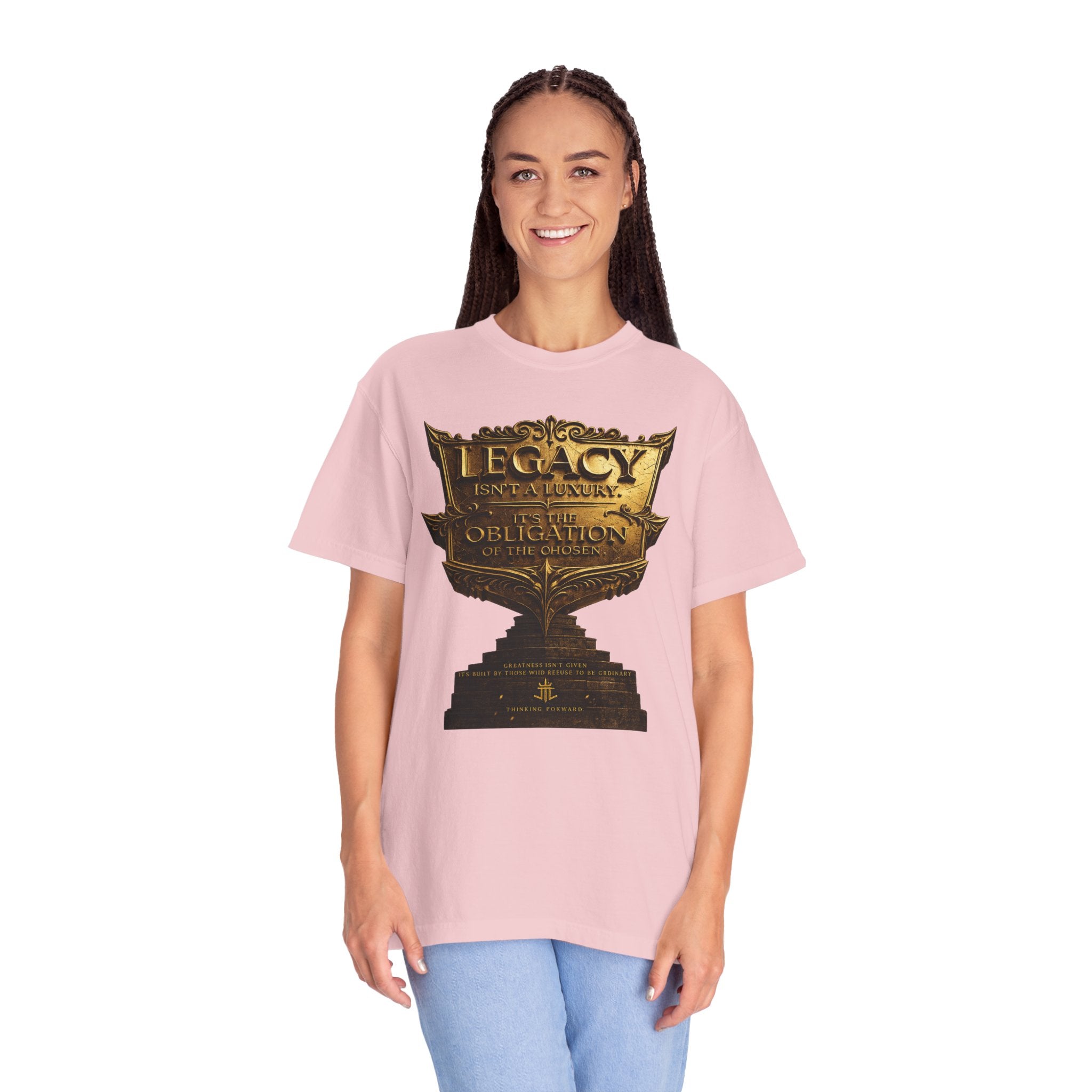 Legacy & Honor Trophy T-Shirt – "Legacy is an Obligation" Graphic Tee Printify