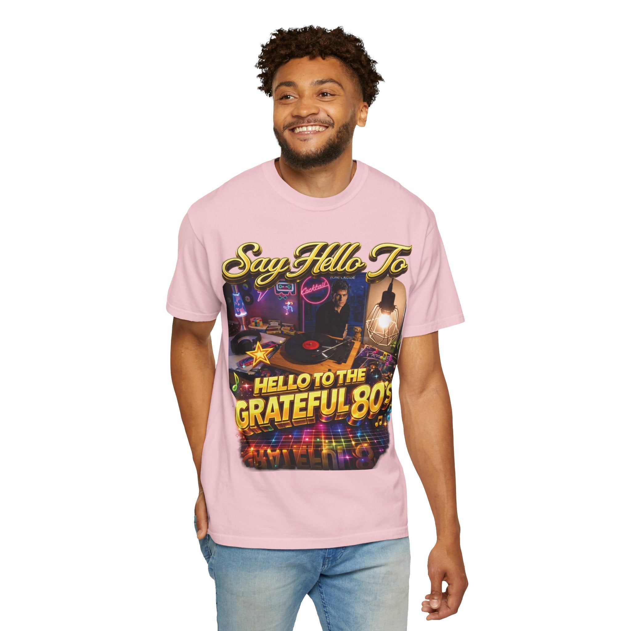 Hello to the Grateful 80s T-Shirt — Retro 1980s Music Vintage Tee Printify