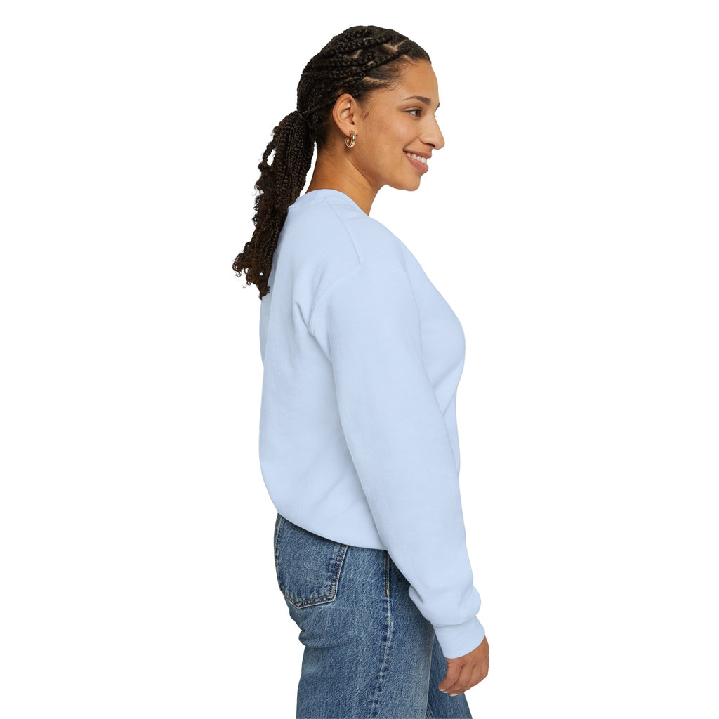 Crewneck Sweatshirt — "Fortune Favors the Prepared Mind" Motivational Design Printify