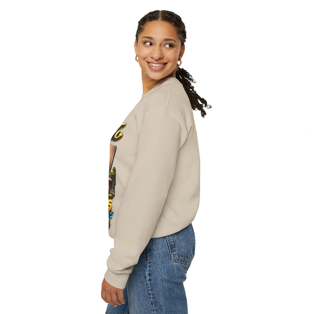 Grateful 80s Crewneck Sweatshirt — “say hello to the grateful 80's” Retro Vibe Printify