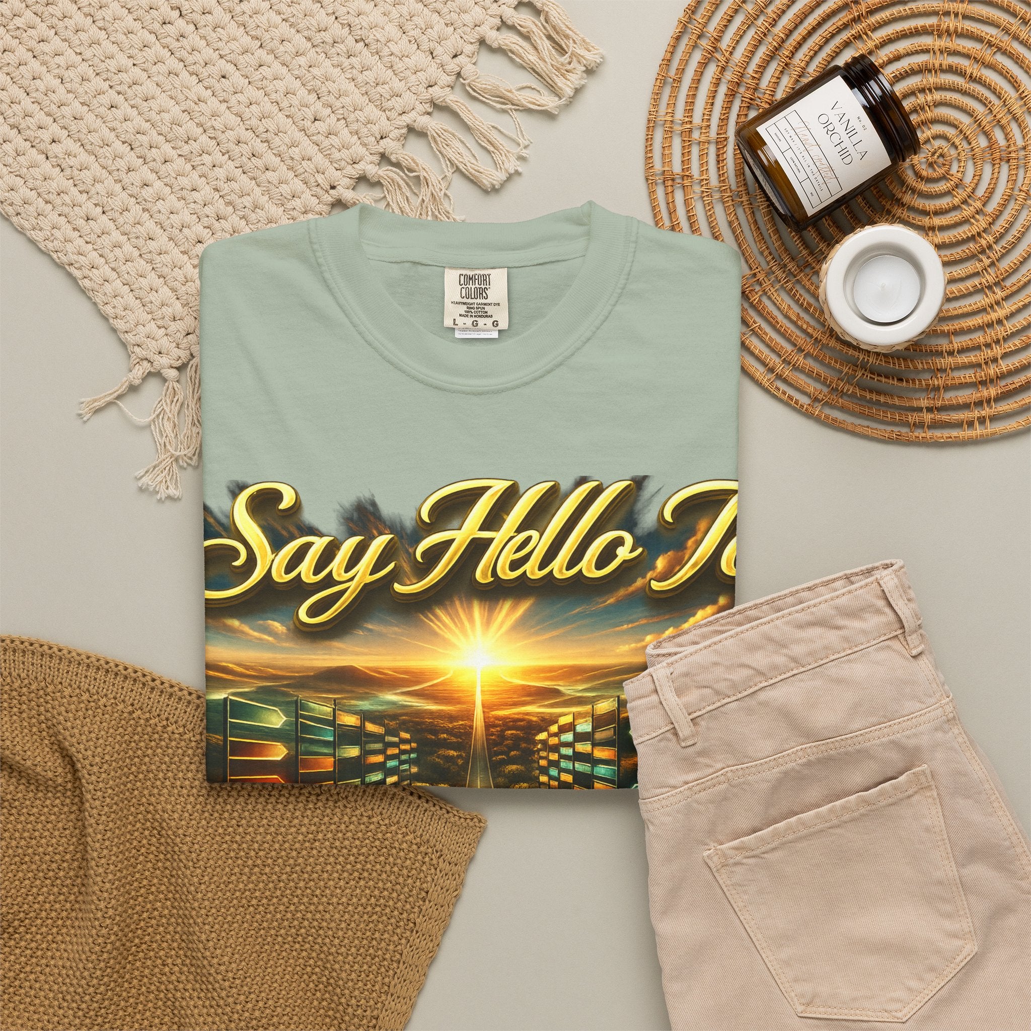 Say Hello To The Unwritten Book Of The Road T-Shirt Printify