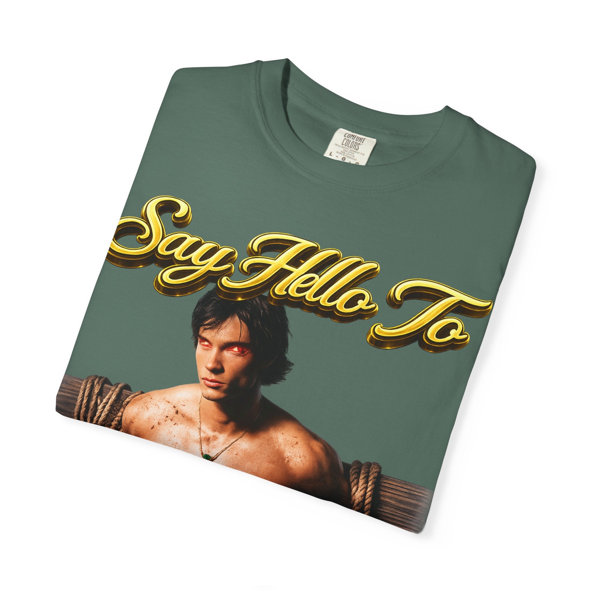 T-Shirt — Say Hello To The House of El Graphic Tee Printify