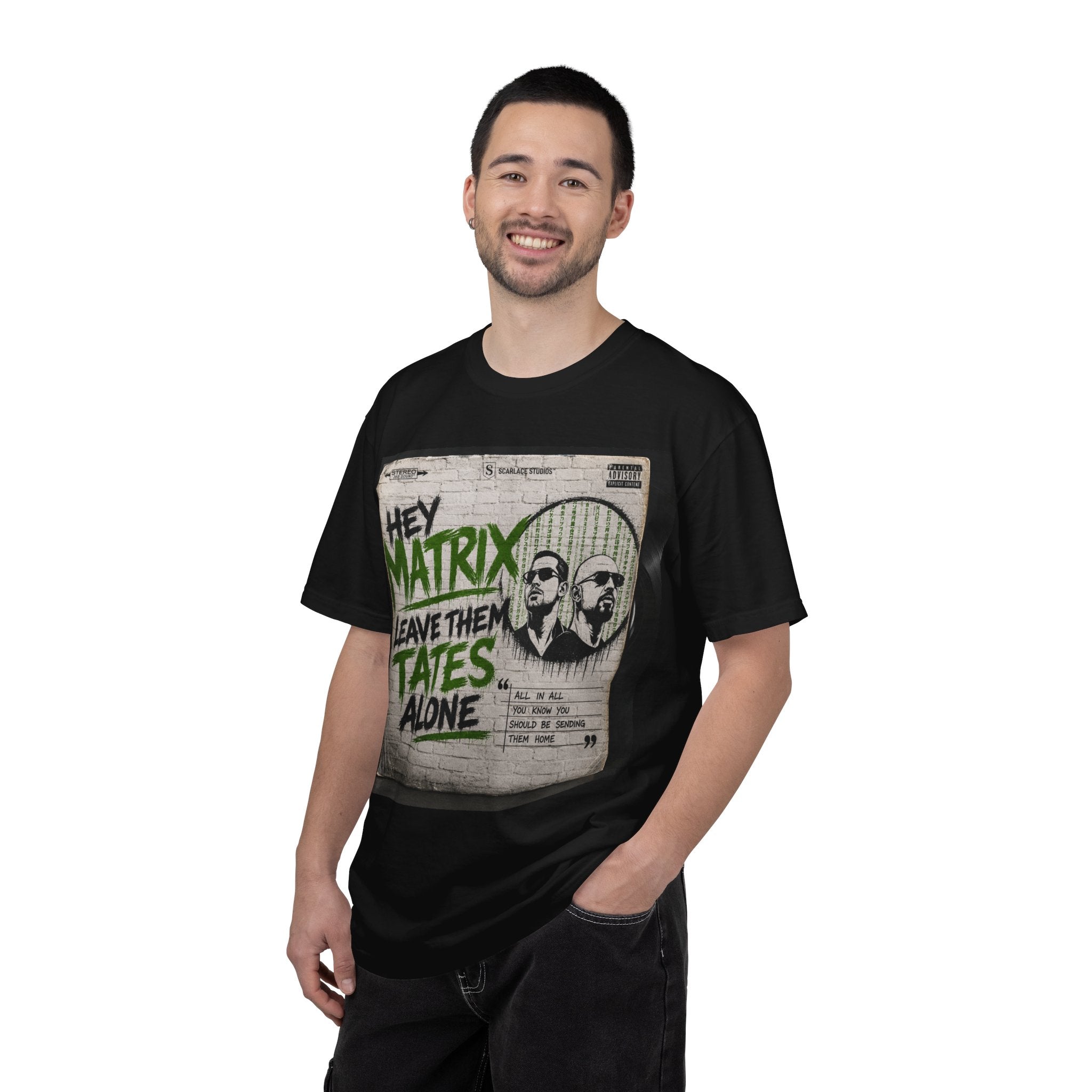Hey Matrix Leave Them Tates Alone T-Shirt Printify