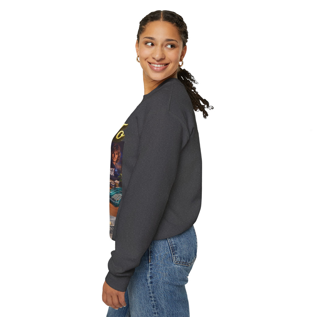 90s Nostalgia Crewneck Sweatshirt – "Say Hello To The Never Forgetful Nostalgic 90's" Printify