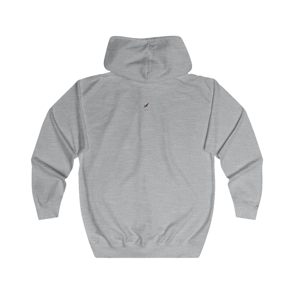 Skynet Aftermath Zip Hoodie — "Say Hello To" Post-Apocalyptic Graphic Hoodie Printify