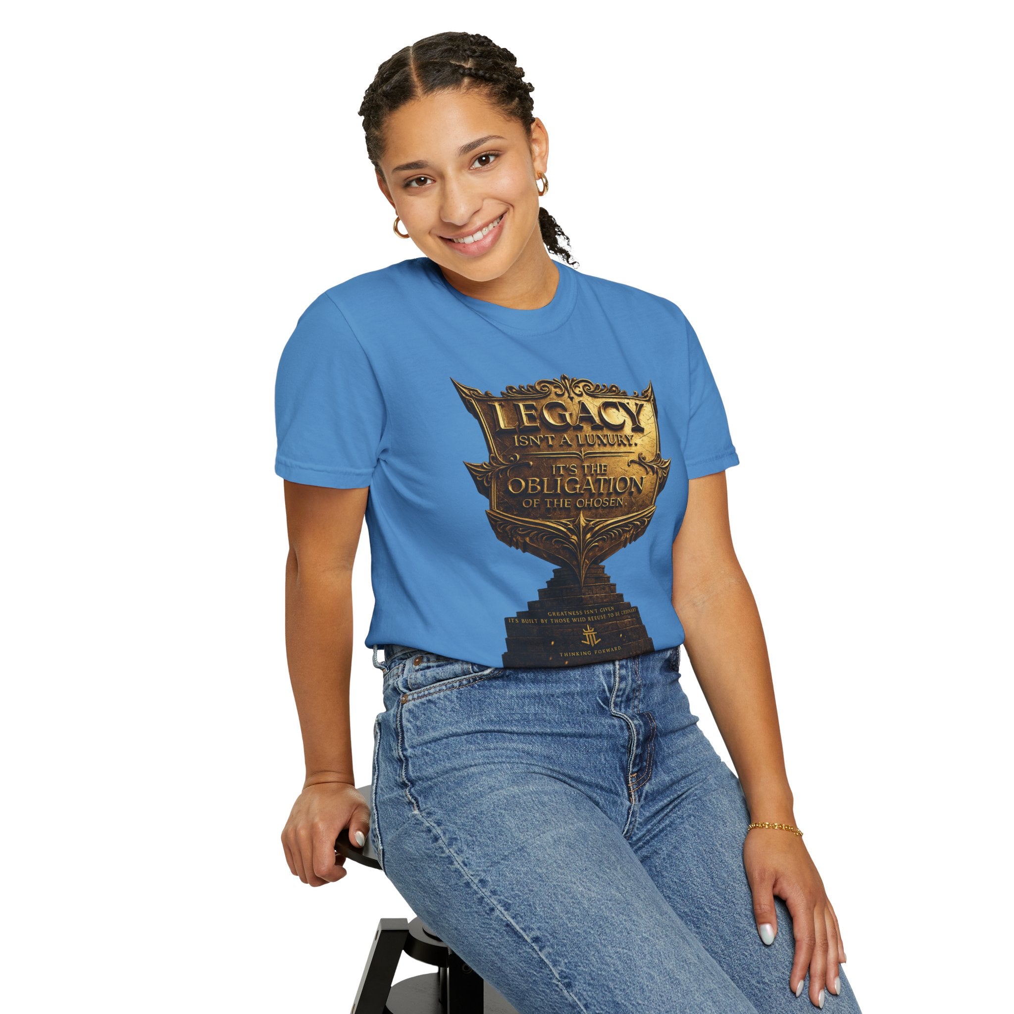 Legacy & Honor Trophy T-Shirt – "Legacy is an Obligation" Graphic Tee Printify