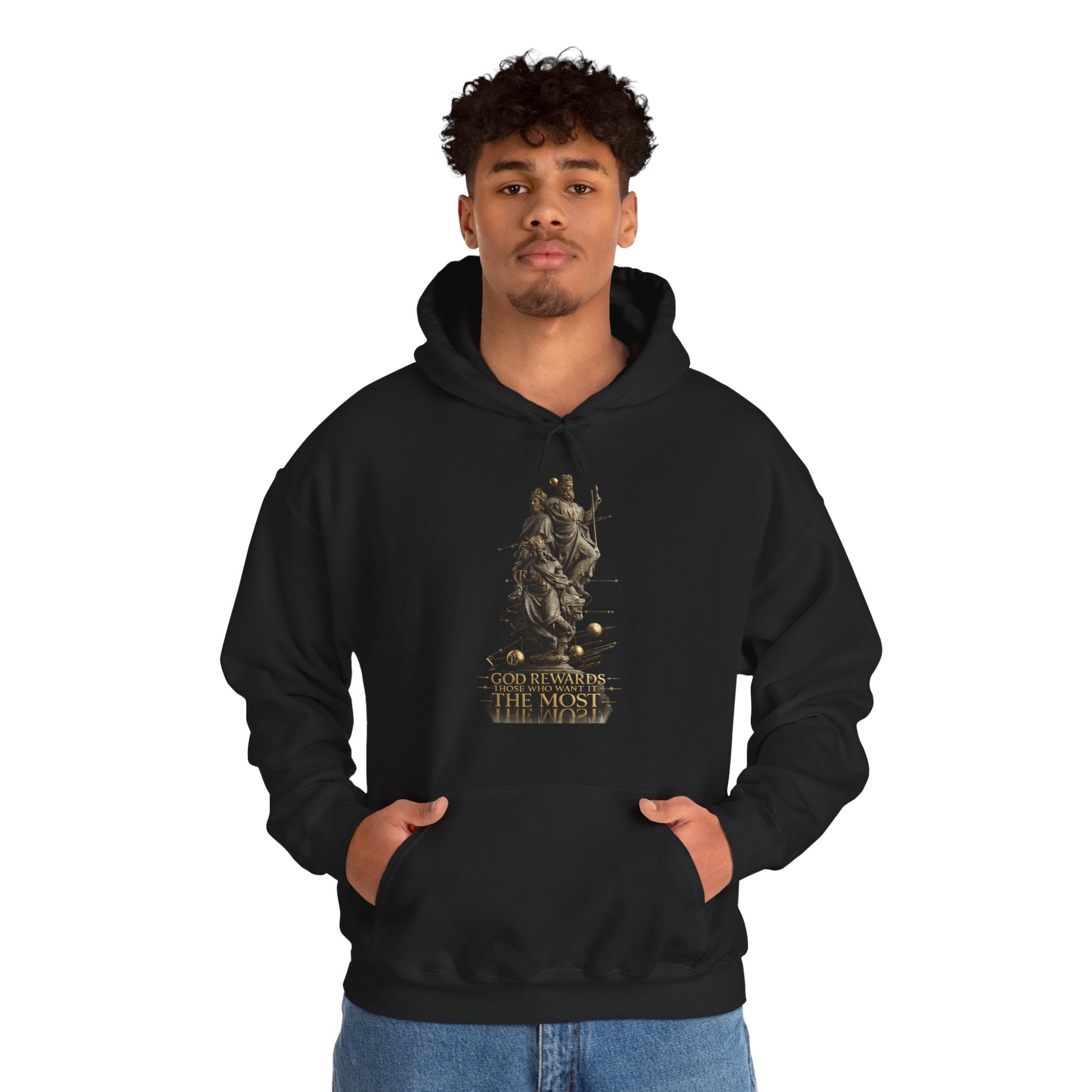 God Rewards Those Who Want It Most Hoodie Printify
