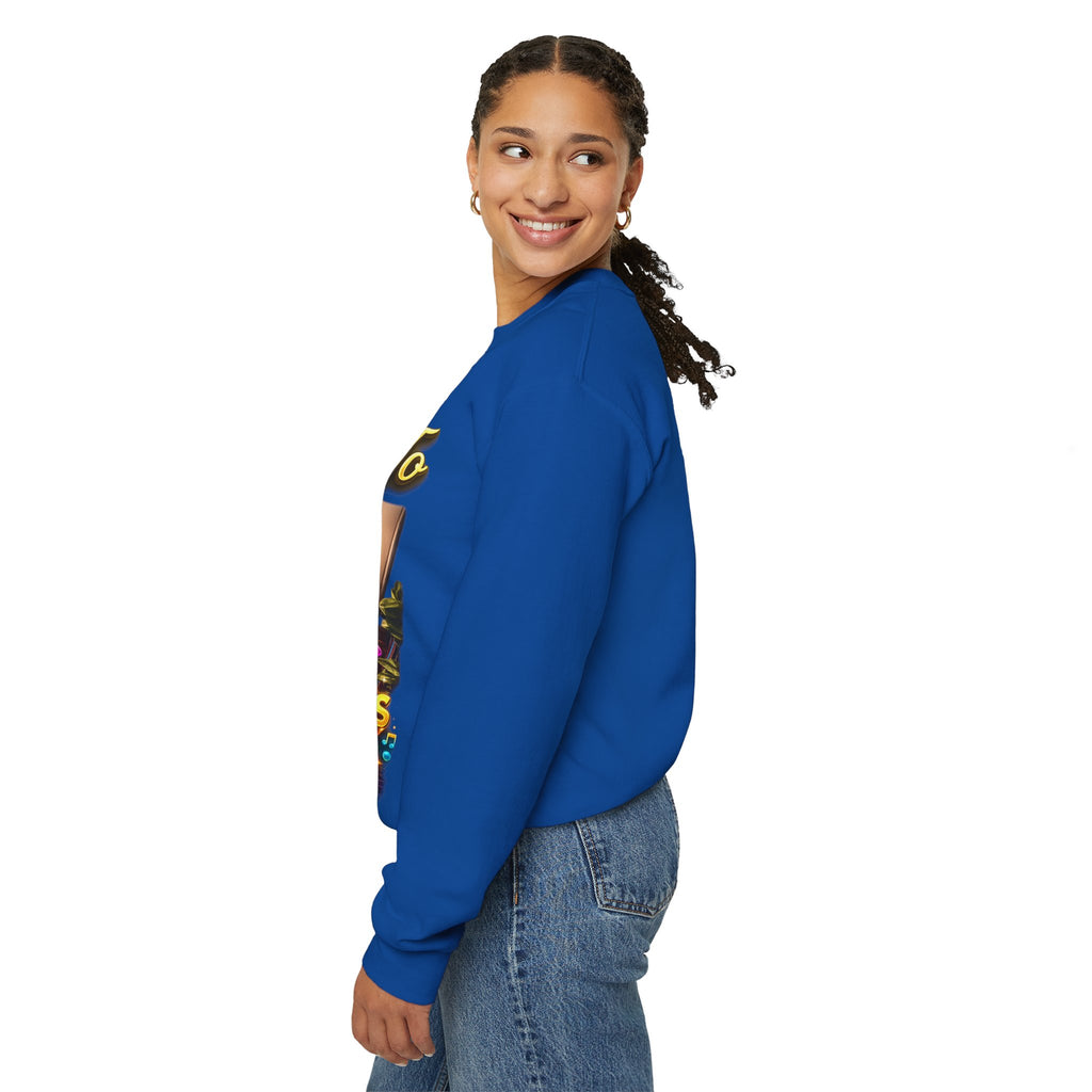 Grateful 80s Crewneck Sweatshirt — “say hello to the grateful 80's” Retro Vibe Printify