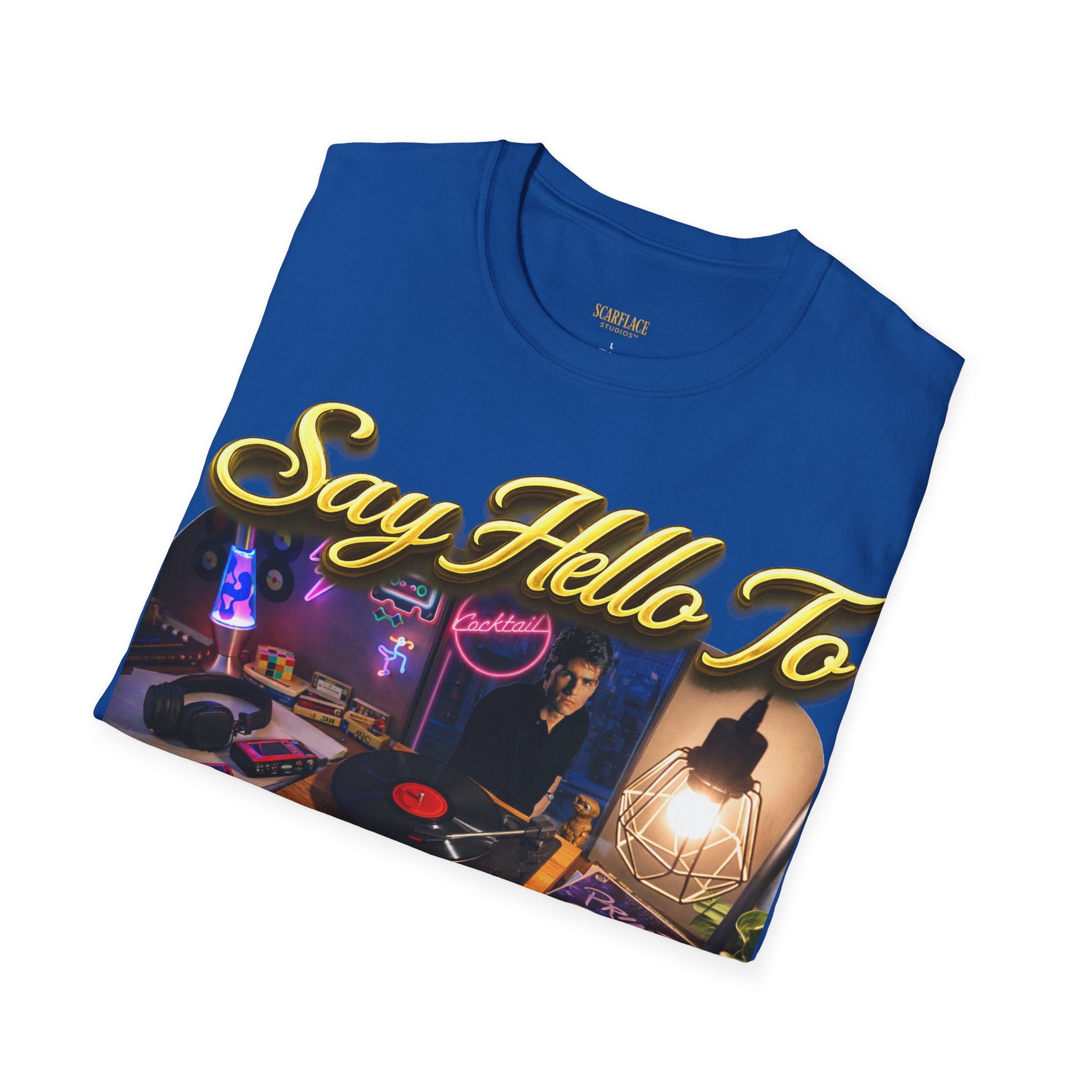 Say Hello To The Grateful 80s T-Shirt — Retro 80s Music Vintage Tee Printify