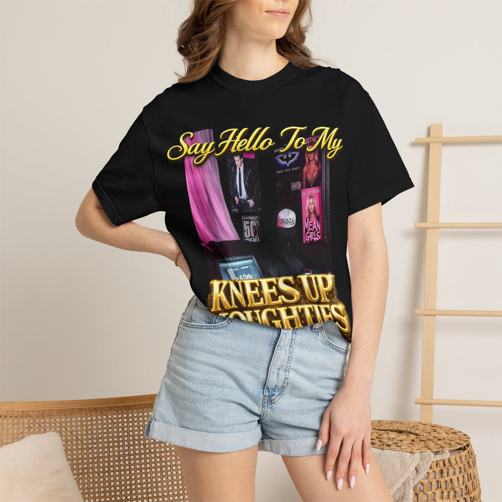 Knees Up Noughties Graphic T-Shirt — Retro MySpace Pop Culture Tee Printify