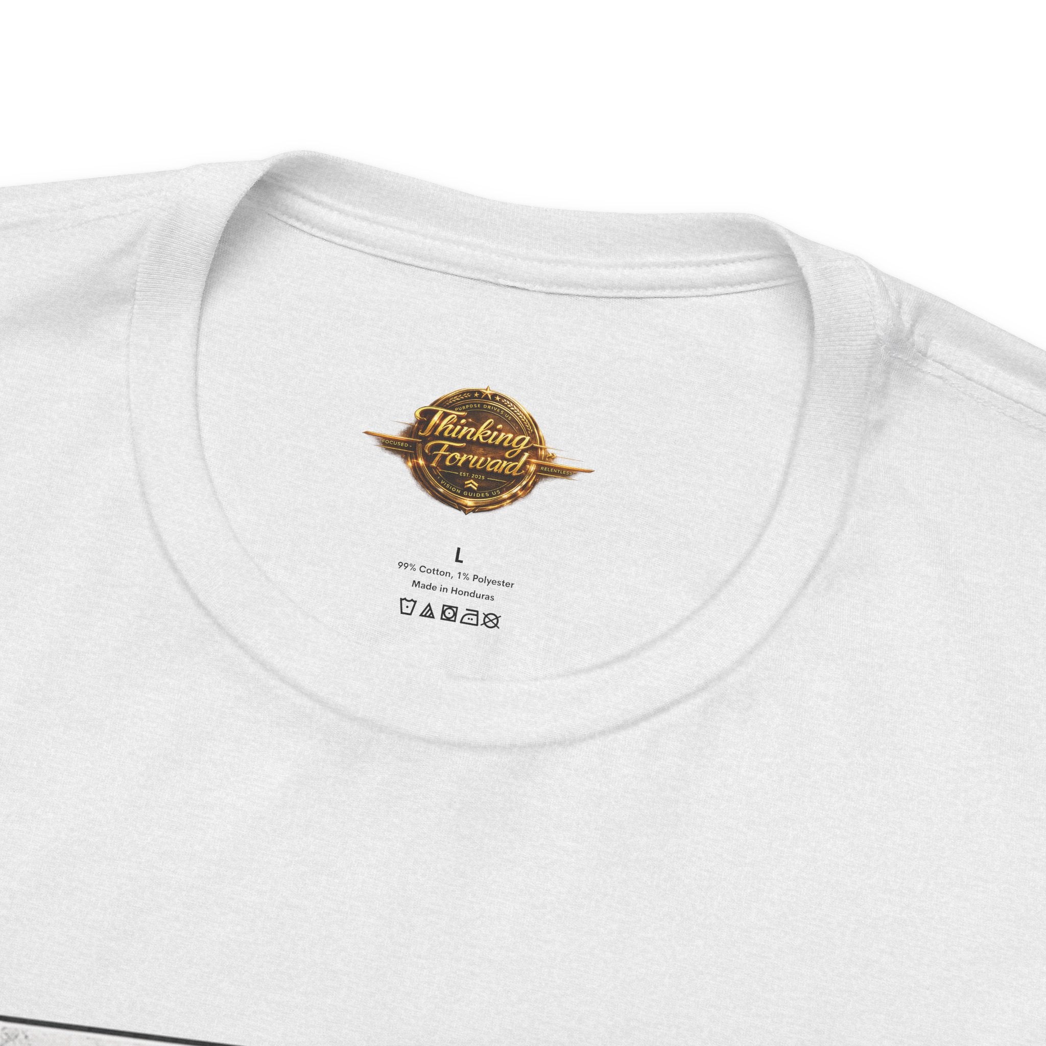 Drift With Direction Graphic Tee — 'Drift with Purpose / Thinking Forward' Racing T-Shirt Printify
