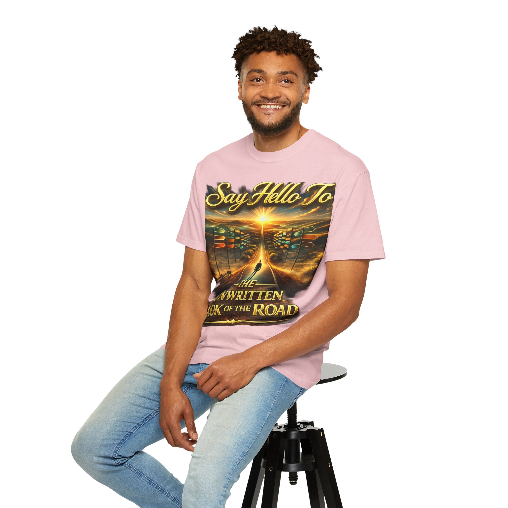 Say Hello To The Unwritten Book Of The Road T-Shirt Printify