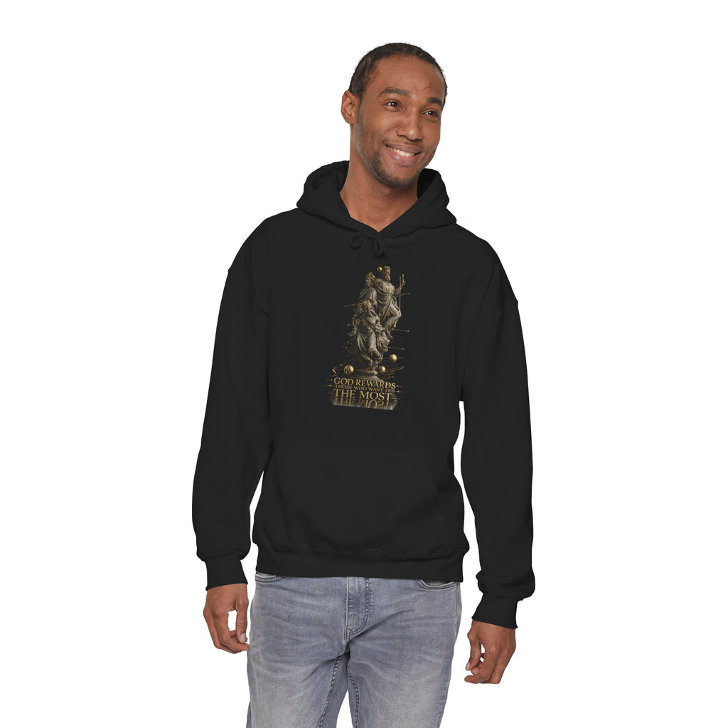God Rewards Those Who Want It Most Hoodie Printify