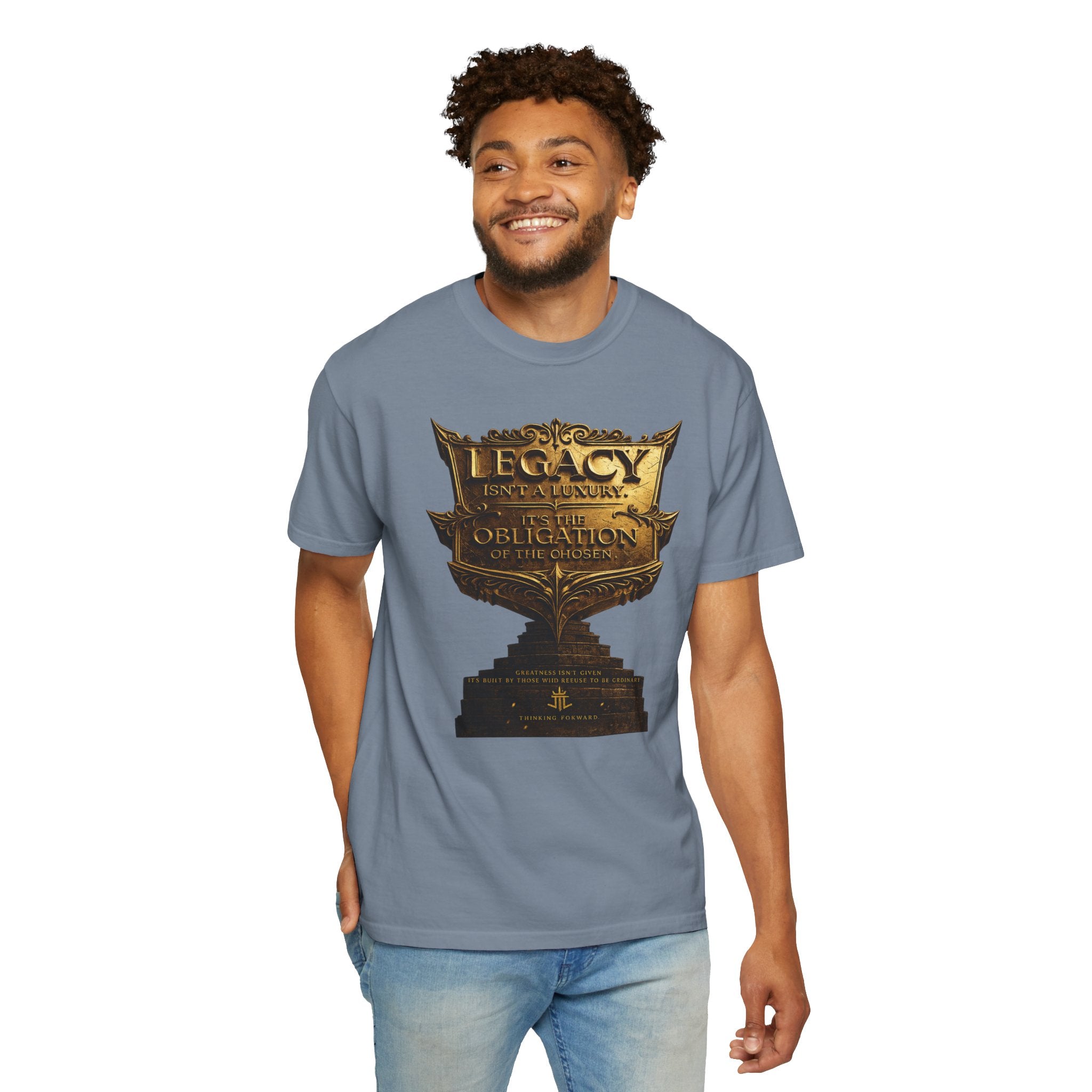 Legacy & Honor Trophy T-Shirt – "Legacy is an Obligation" Graphic Tee Printify