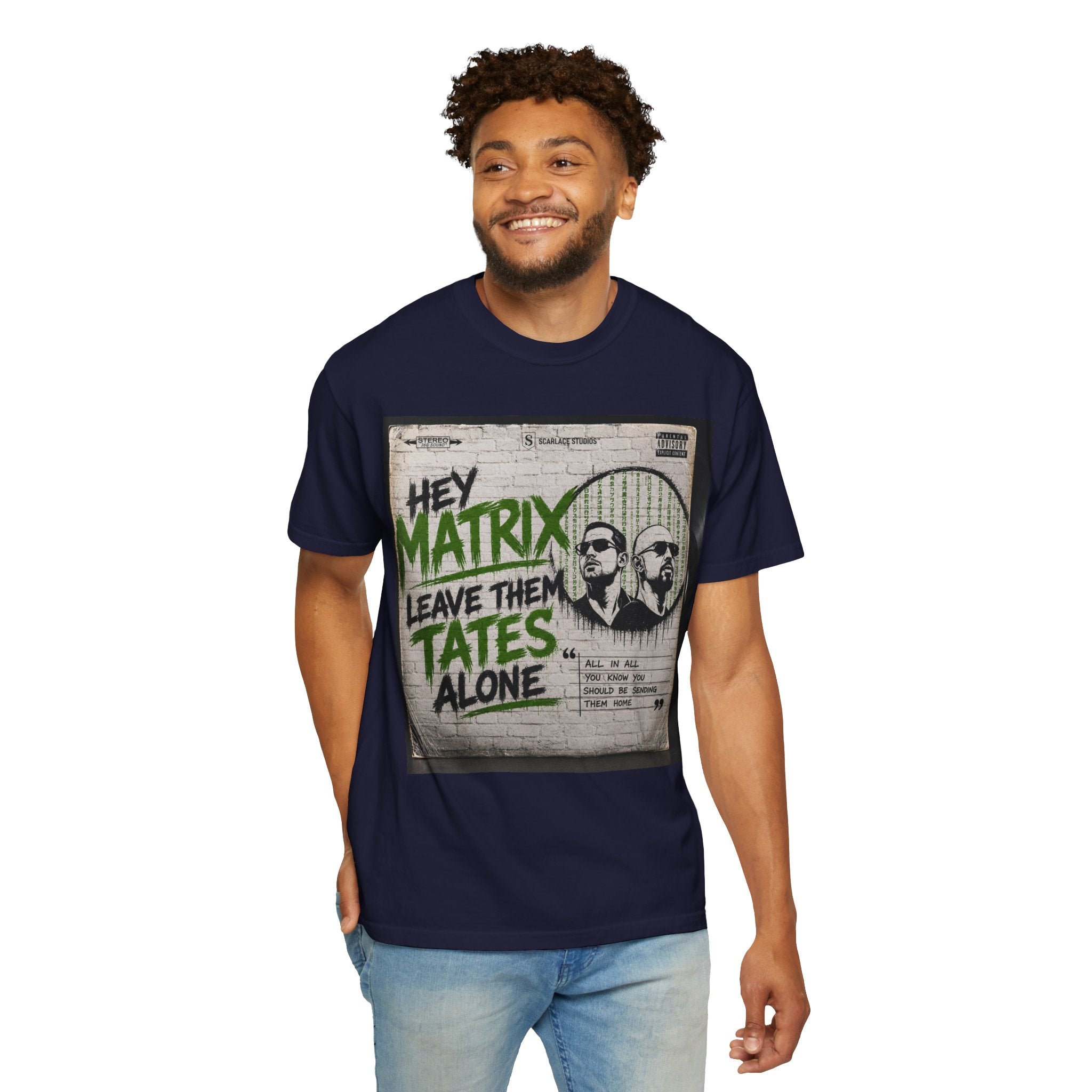 Hey Matrix Leave Them Tates Alone T-Shirt Printify