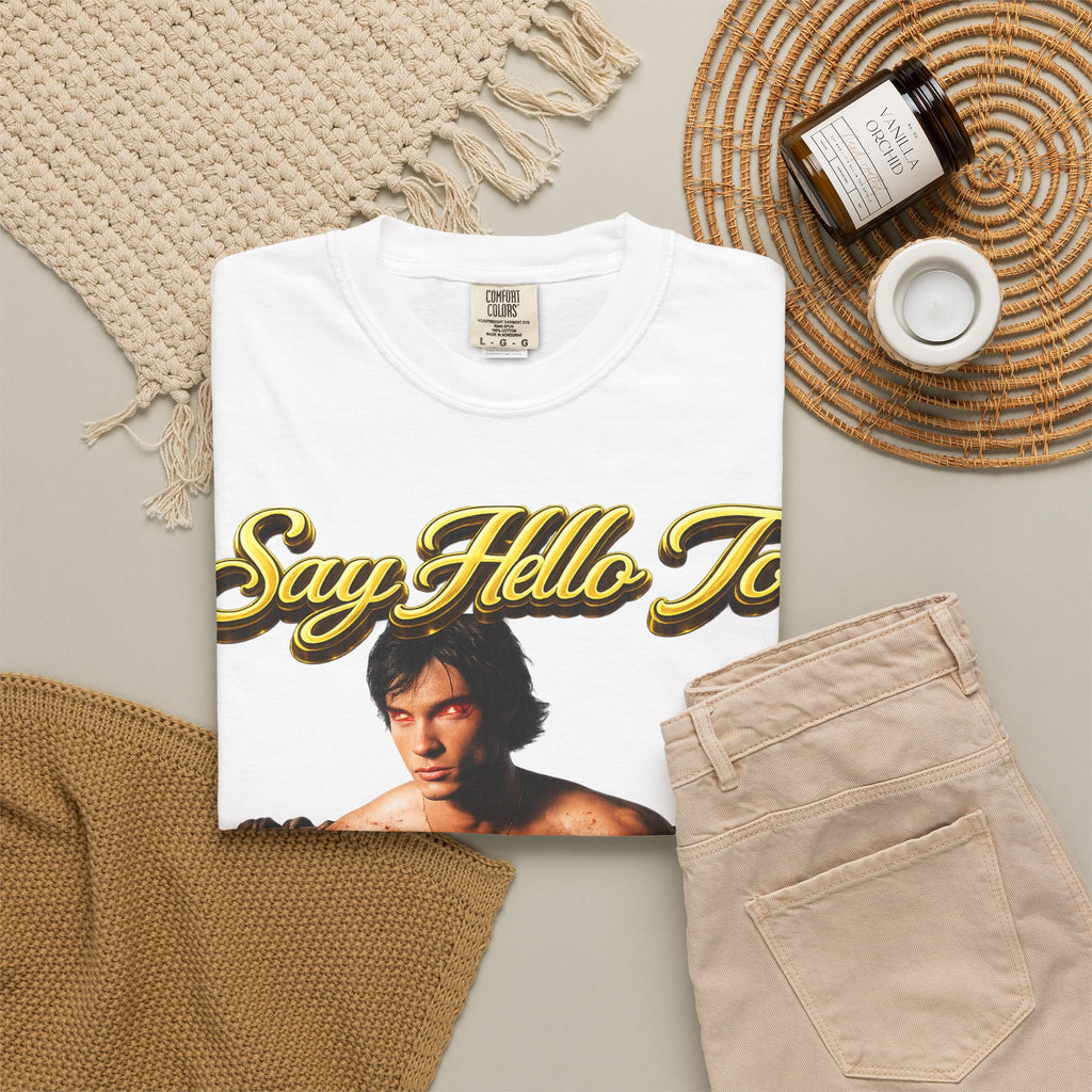 T-Shirt — Say Hello To The House of El Graphic Tee Printify