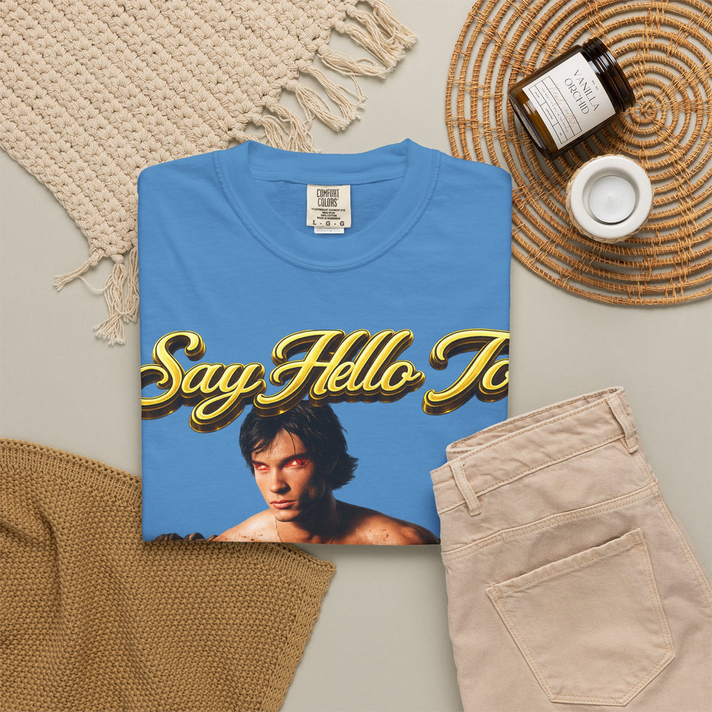T-Shirt — Say Hello To The House of El Graphic Tee Printify