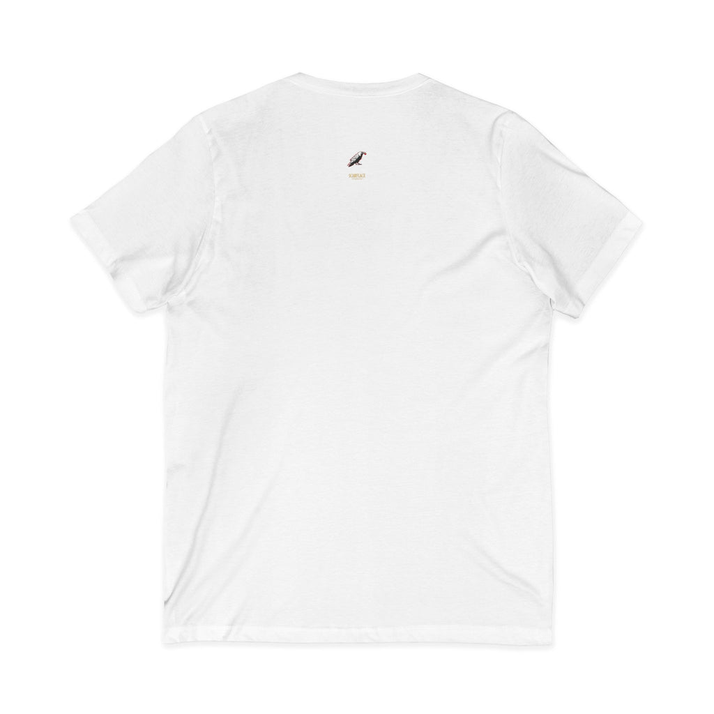 My Middle Leg V-Neck T‑Shirt — Say Hello To Tony Mintana Vintage Graphic Tee Printify