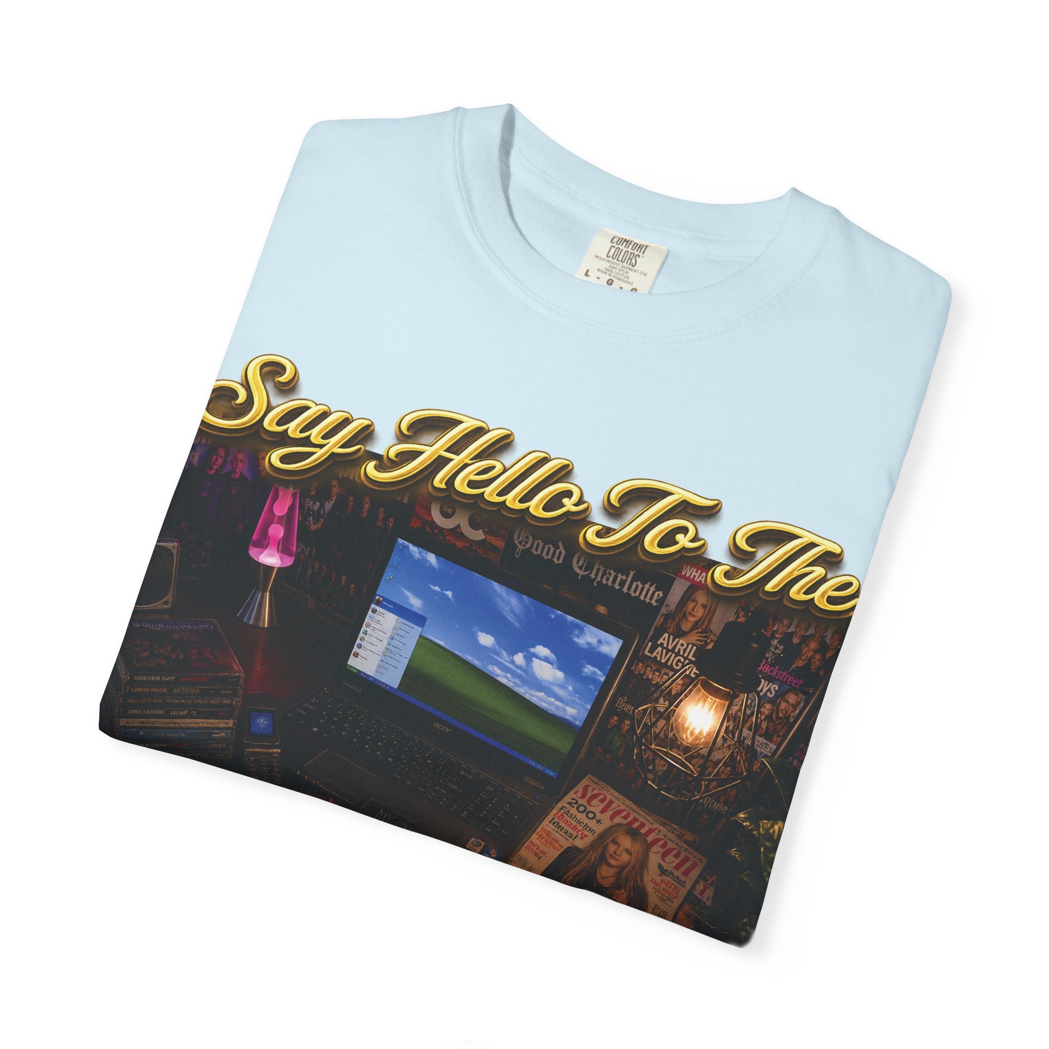 Knees Up Noughties Graphic T-Shirt — Retro MySpace Throwback Tee Printify