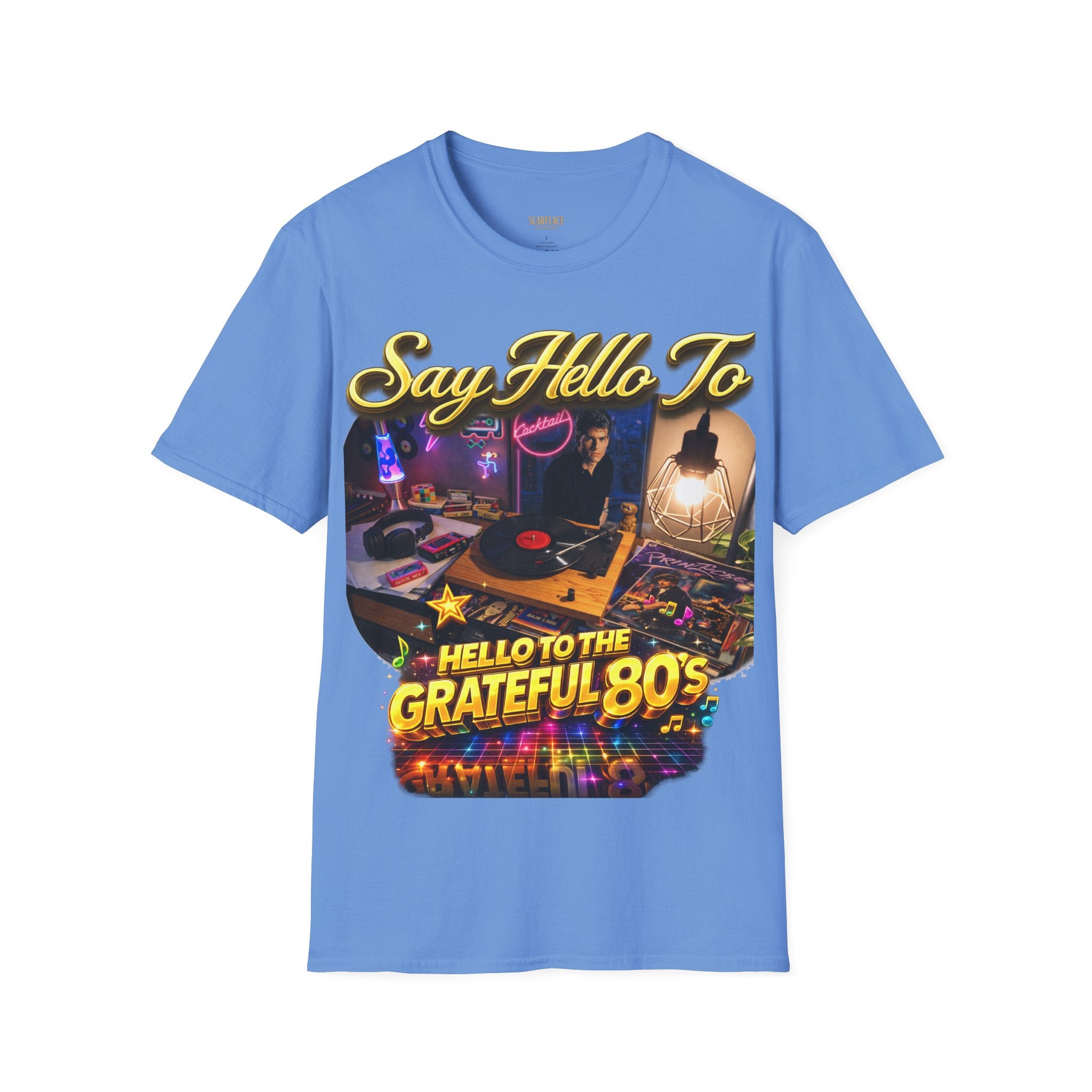 Say Hello To The Grateful 80s T-Shirt — Retro 80s Music Vintage Tee Printify