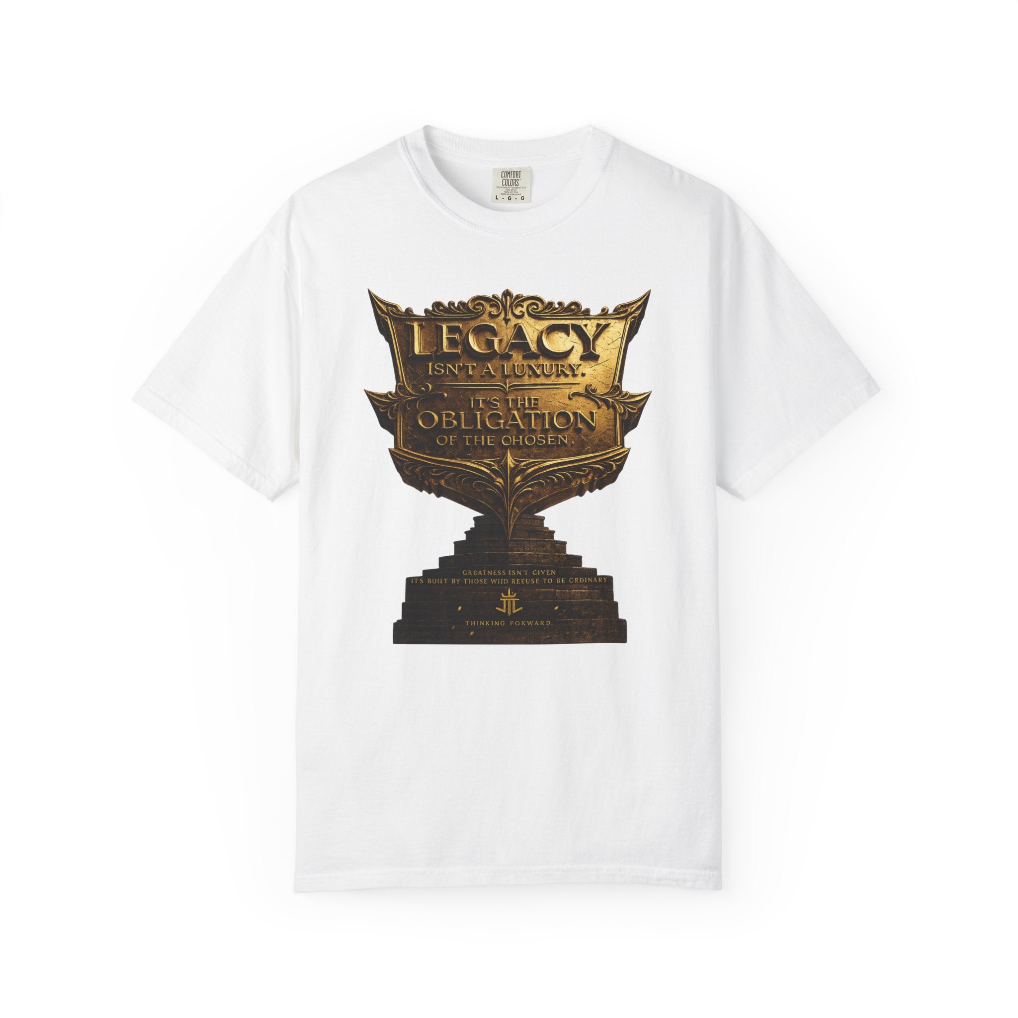 Legacy & Honor Trophy T-Shirt – "Legacy is an Obligation" Graphic Tee Printify