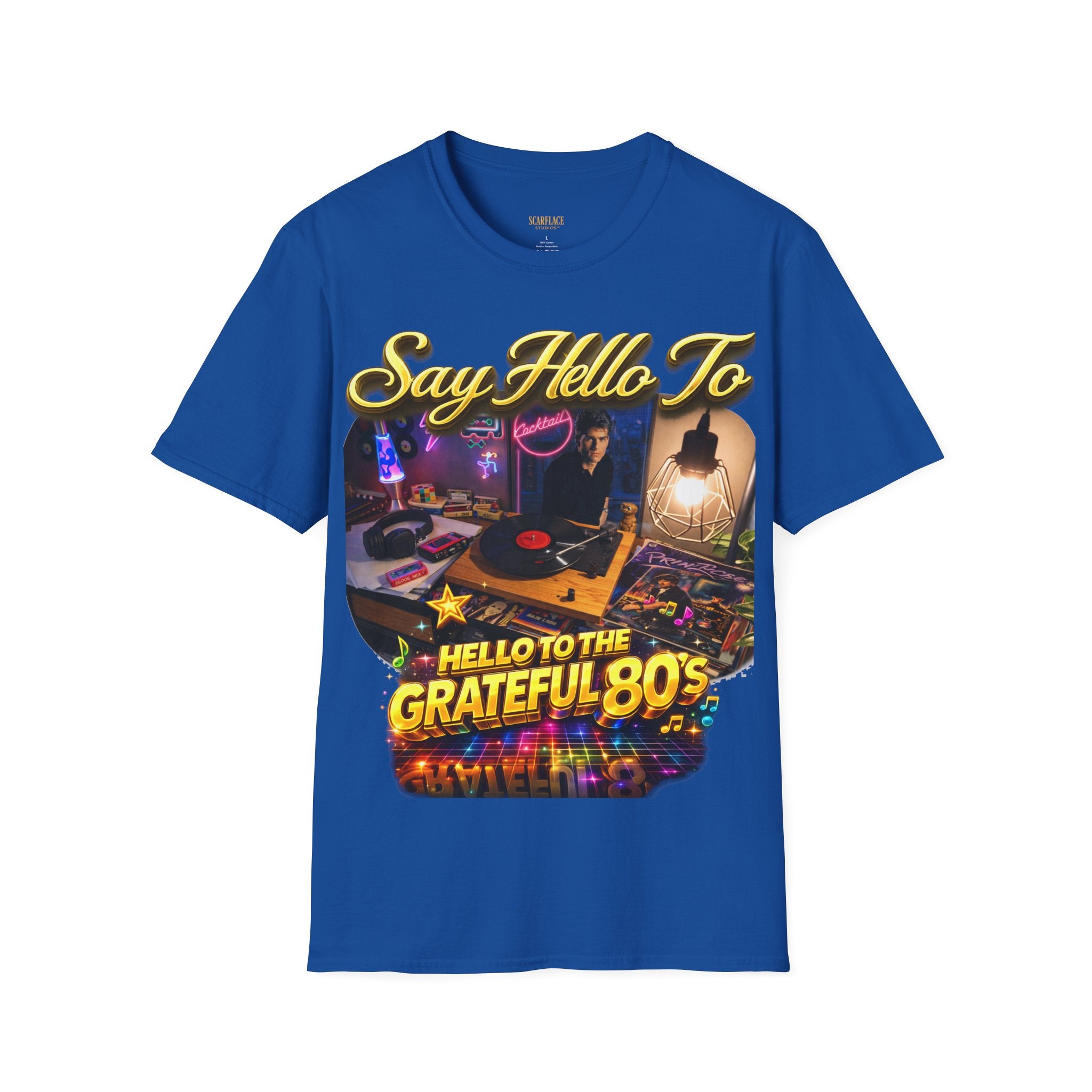 Say Hello To The Grateful 80s T-Shirt — Retro 80s Music Vintage Tee Printify