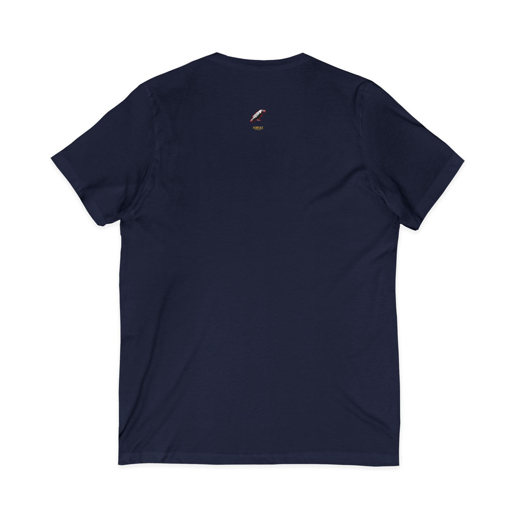 Inner Villain V‑Neck Tee – "Say Hello To Inner Villain" Graphic Shirt Printify