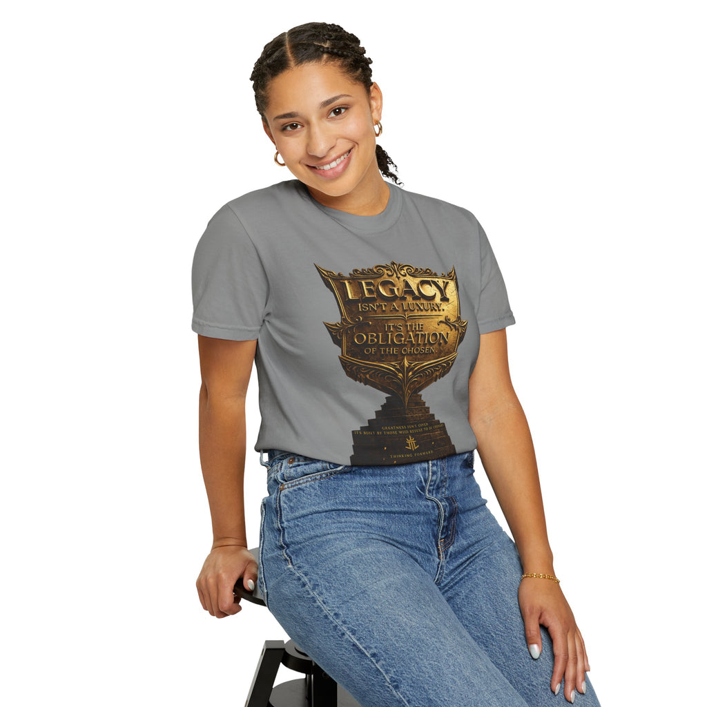 Legacy & Honor Trophy T-Shirt – "Legacy is an Obligation" Graphic Tee Printify
