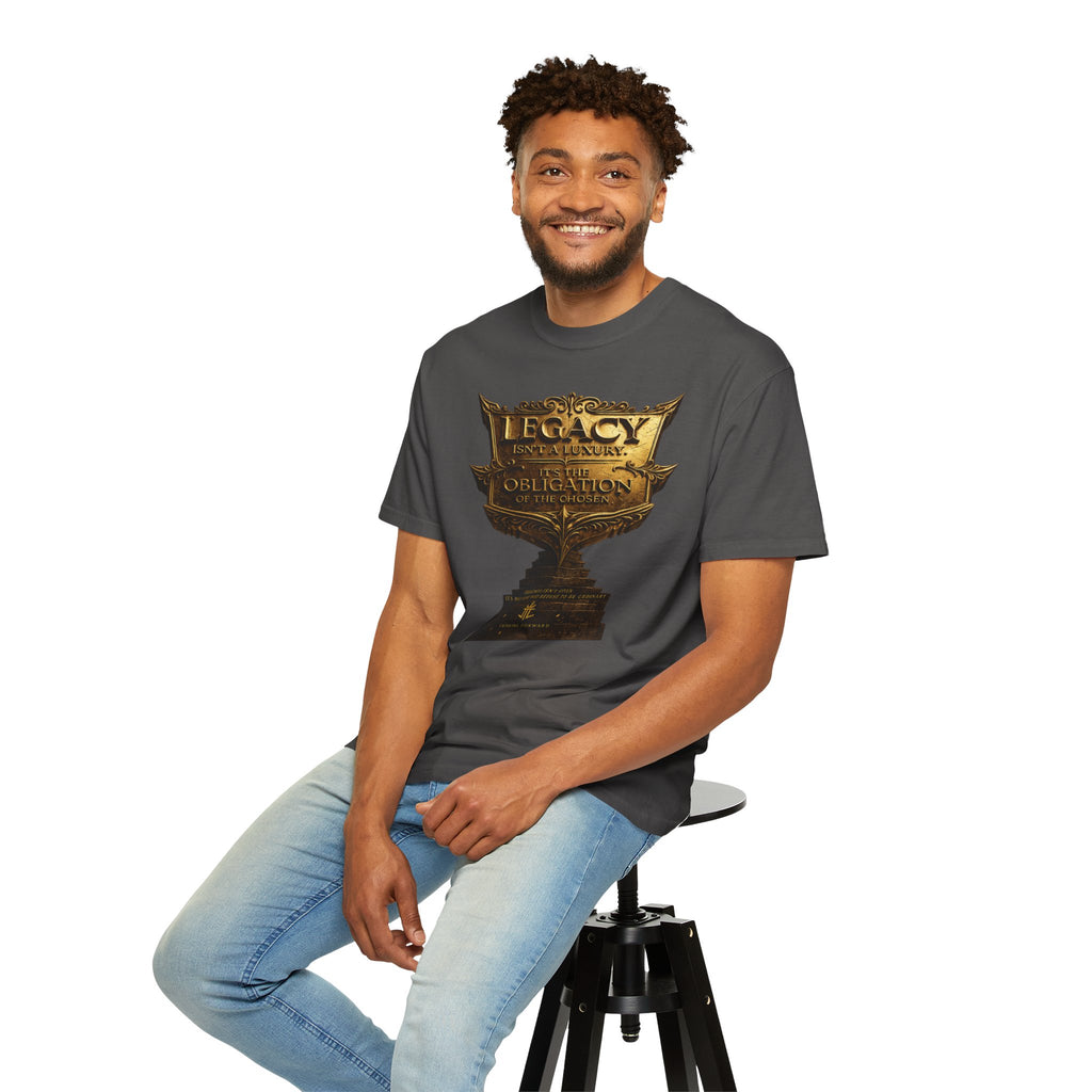 Legacy & Honor Trophy T-Shirt – "Legacy is an Obligation" Graphic Tee Printify