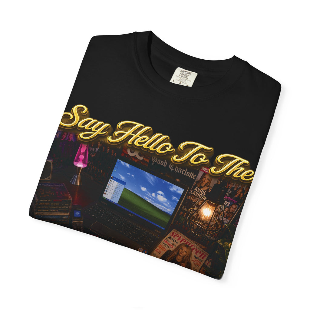 Knees Up Noughties Graphic T-Shirt — Retro MySpace Throwback Tee Printify