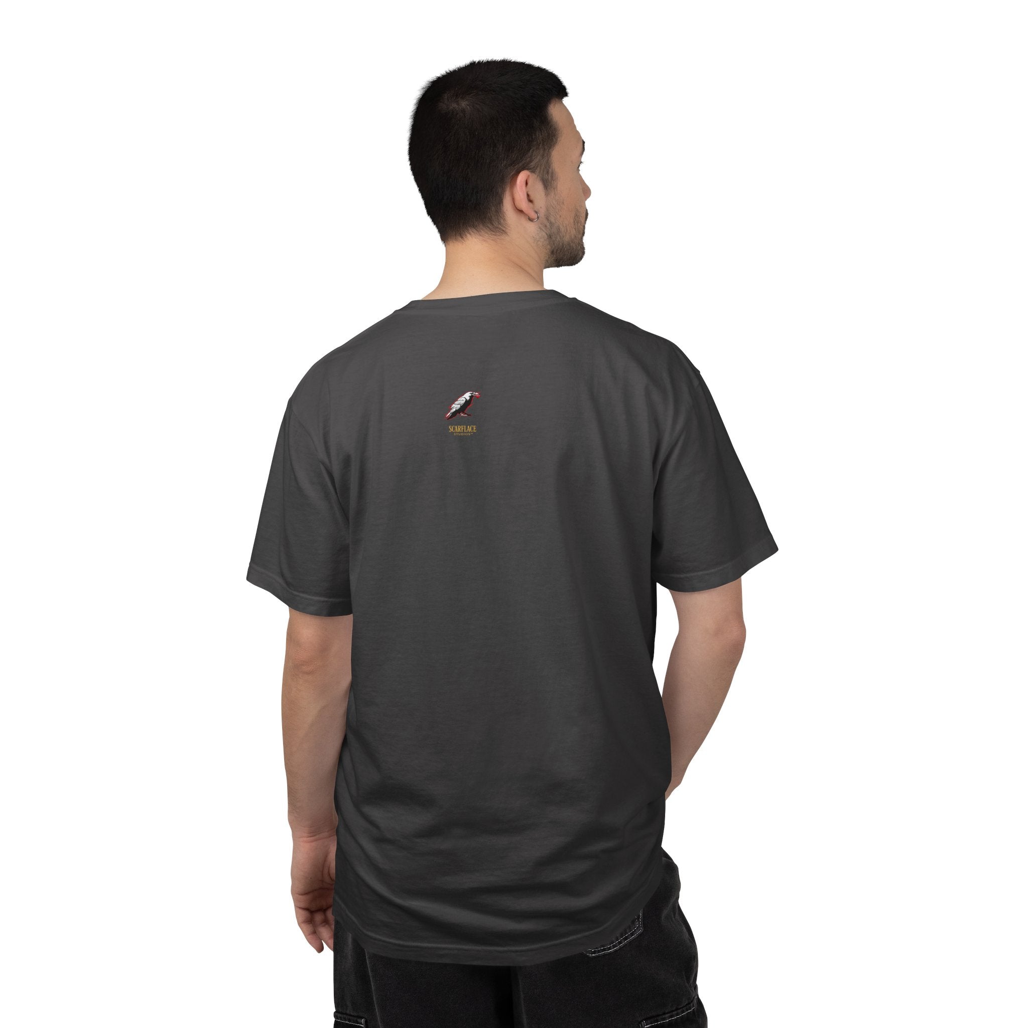 Training Warrior T-Shirt — "He Who Sweats More in Training Bleeds Less in Battle" Printify