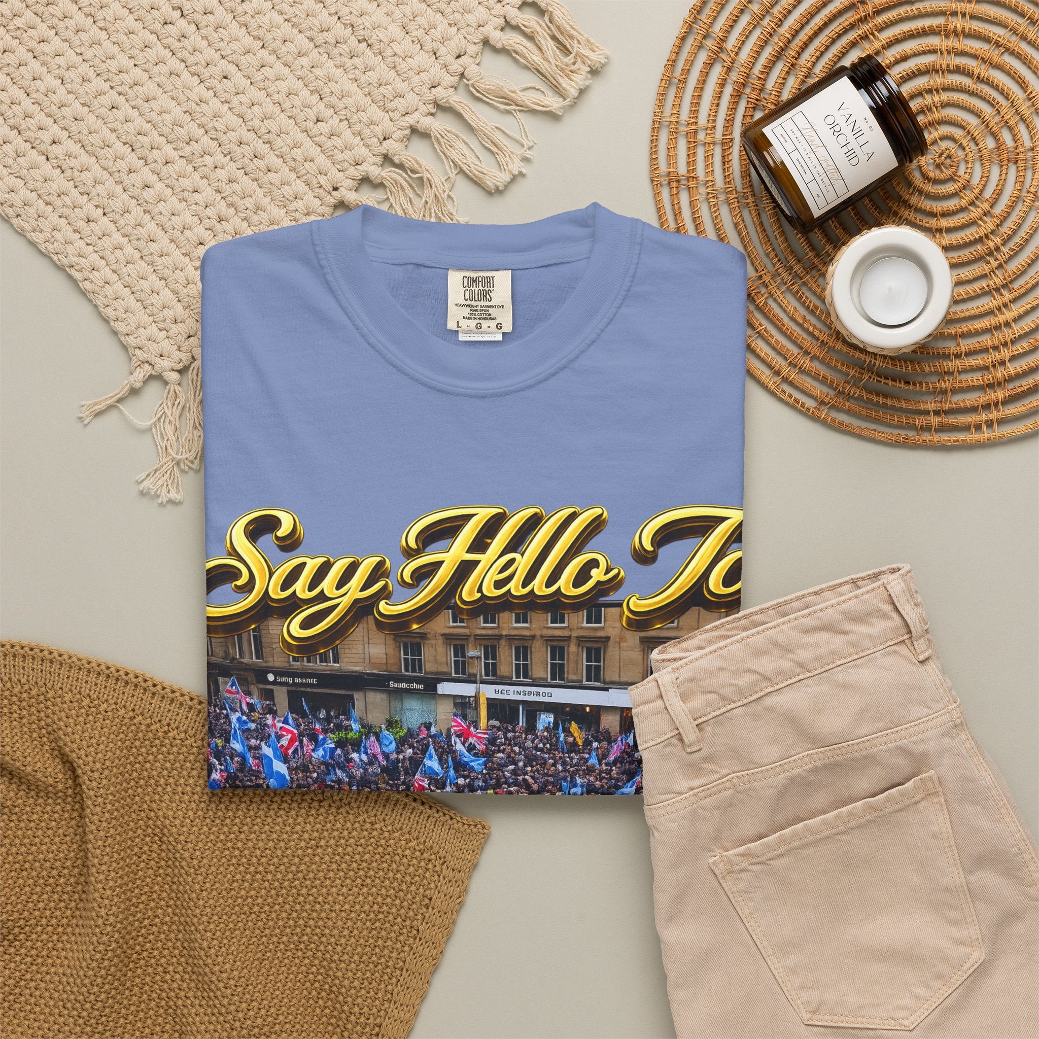 Say Hello To Scotland Saying Send Them Home T-Shirt Printify