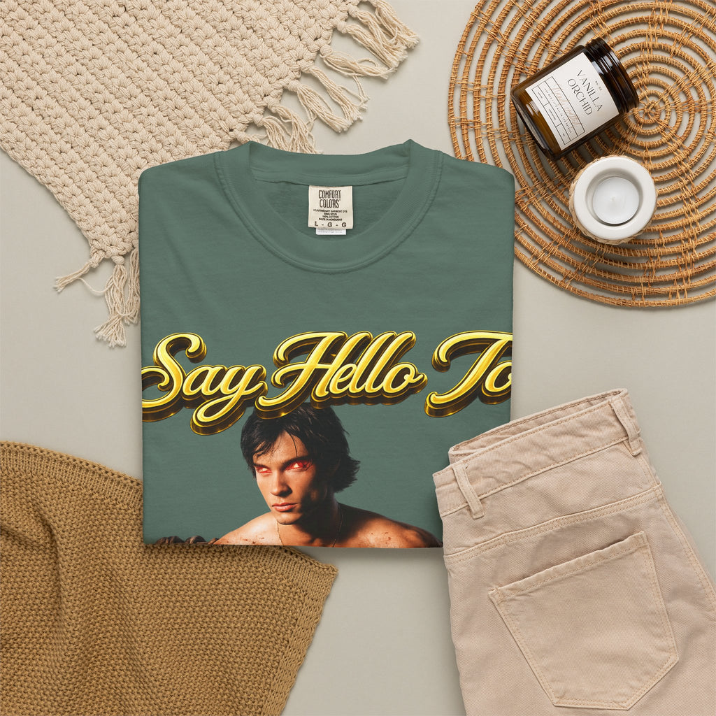T-Shirt — Say Hello To The House of El Graphic Tee Printify