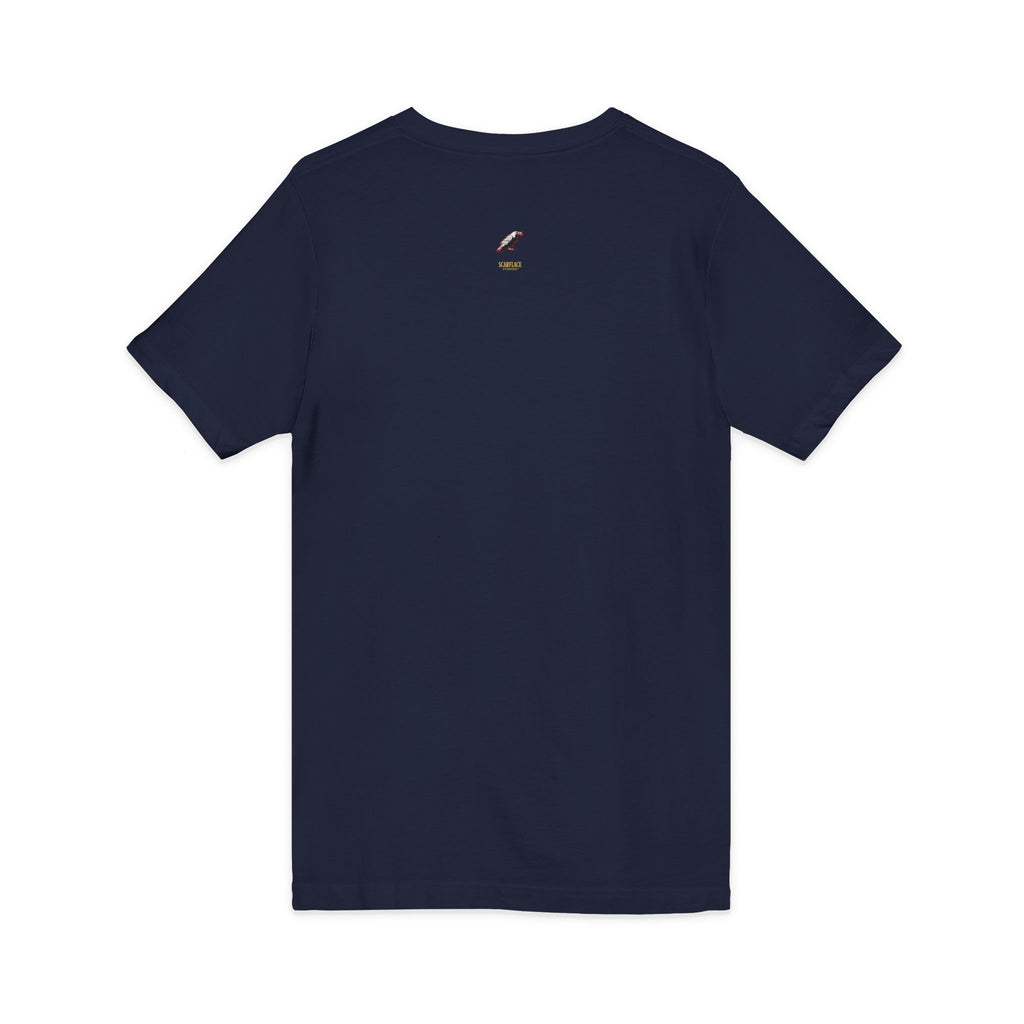 My Middle Leg V-Neck T‑Shirt — Say Hello To Tony Mintana Vintage Graphic Tee Printify
