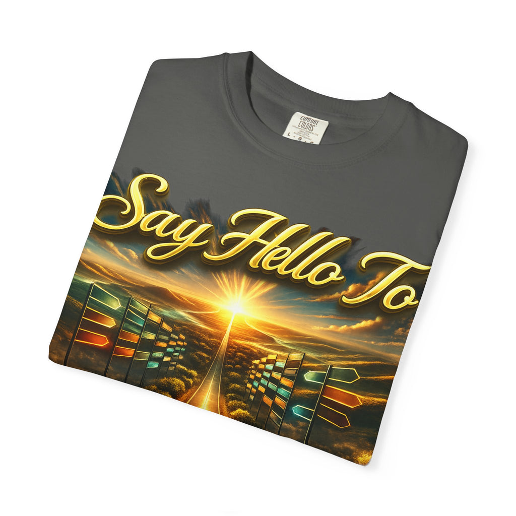 Say Hello To The Unwritten Book Of The Road T-Shirt Printify
