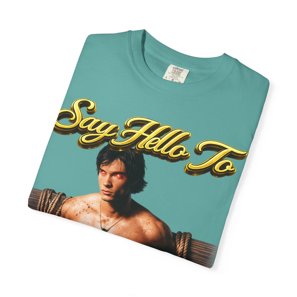 T-Shirt — Say Hello To The House of El Graphic Tee Printify