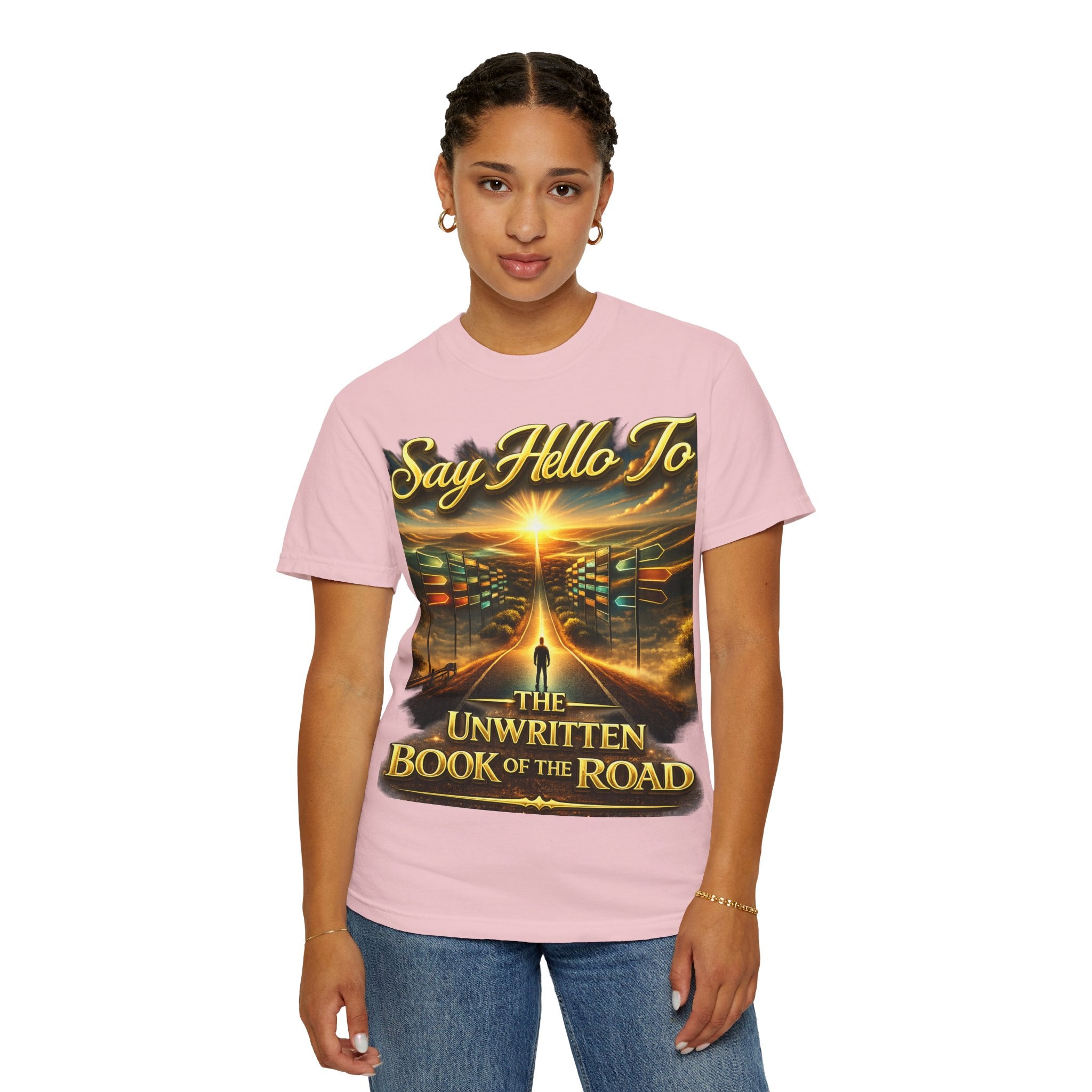 Say Hello To The Unwritten Book Of The Road T-Shirt Printify