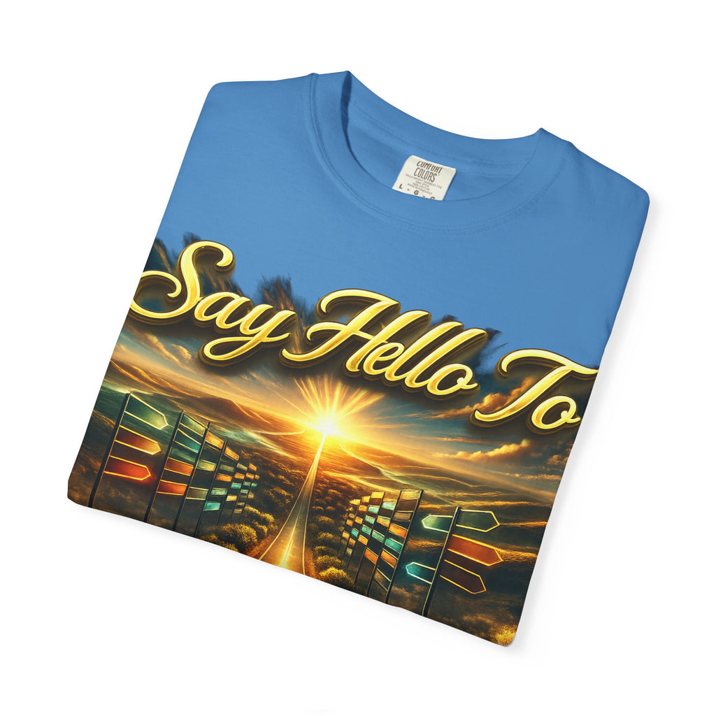 Say Hello To The Unwritten Book Of The Road T-Shirt Printify