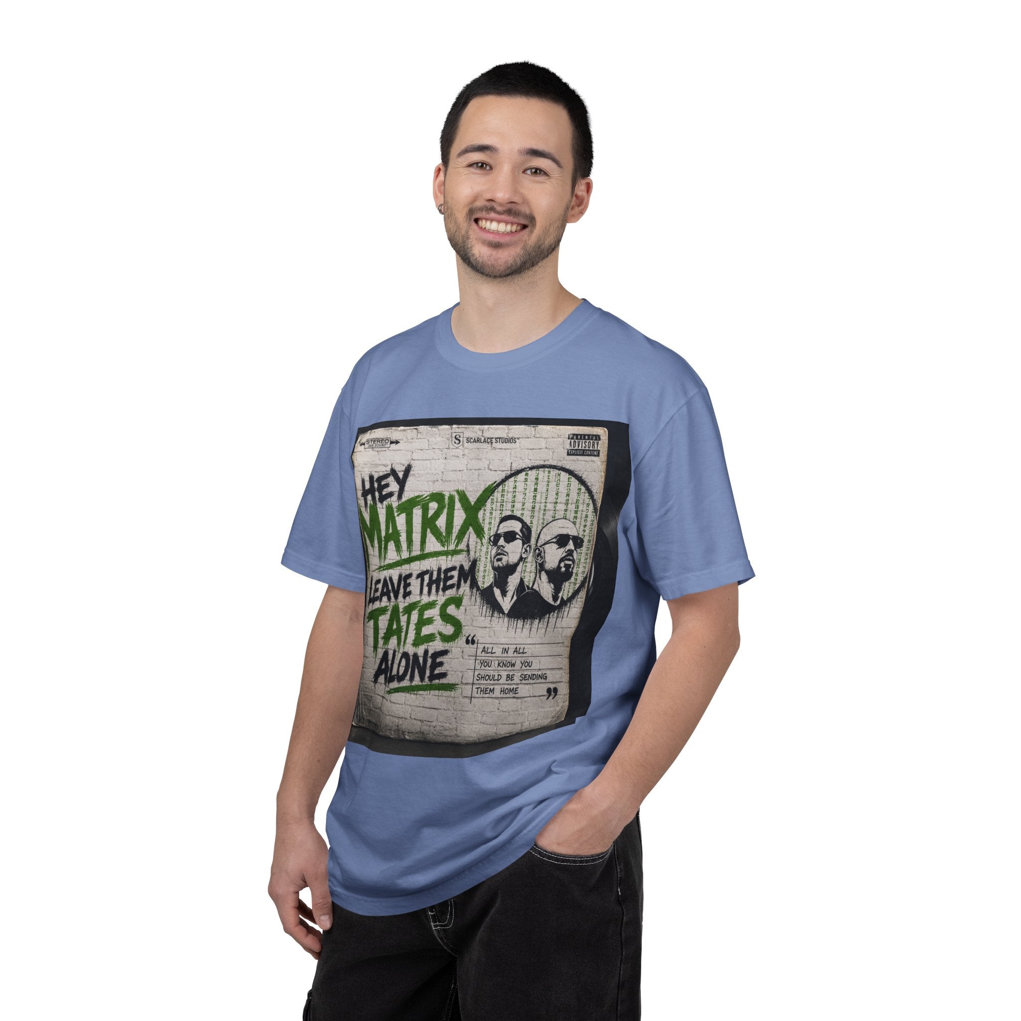 Hey Matrix Leave Them Tates Alone T-Shirt Printify