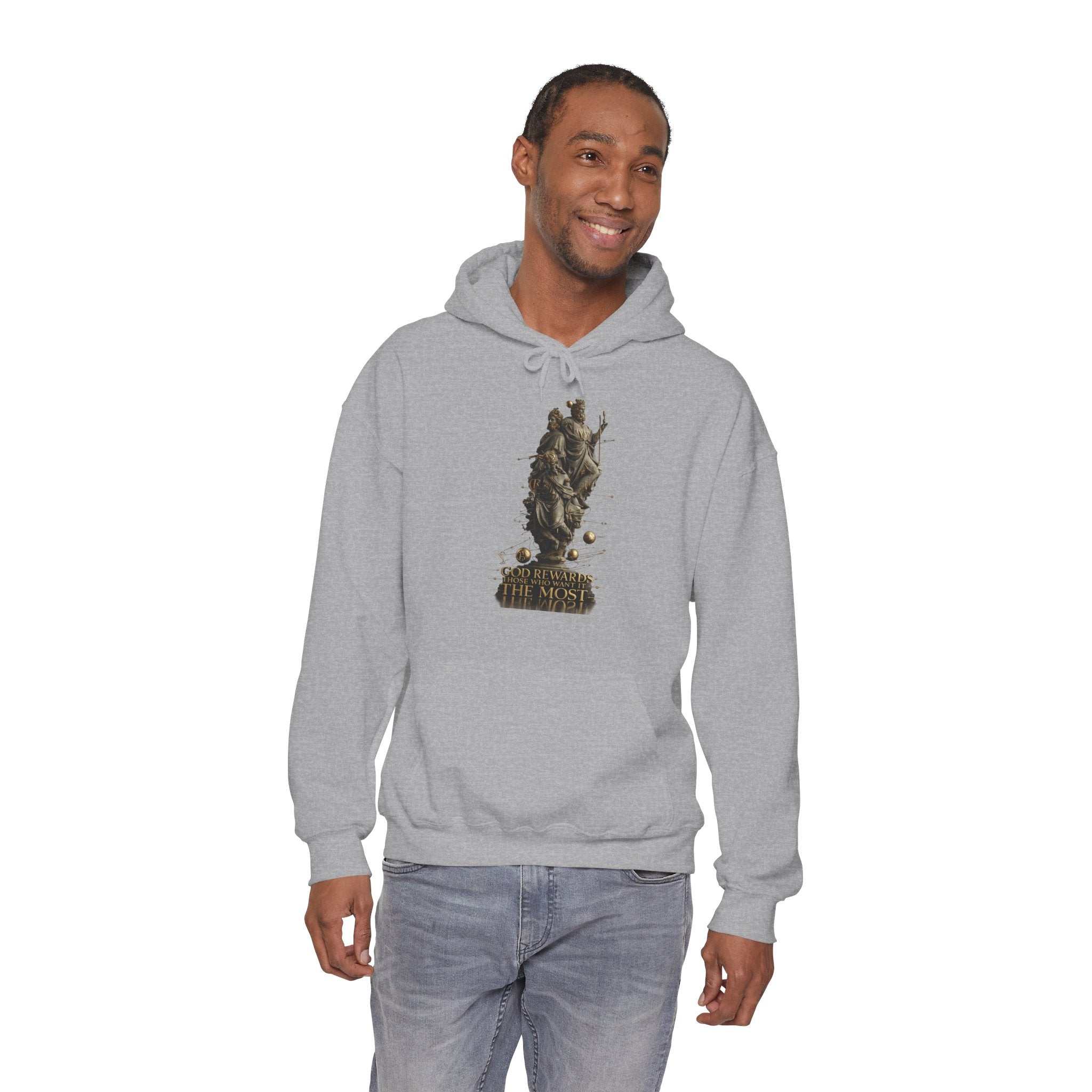 God Rewards Those Who Want It Most Hoodie Printify