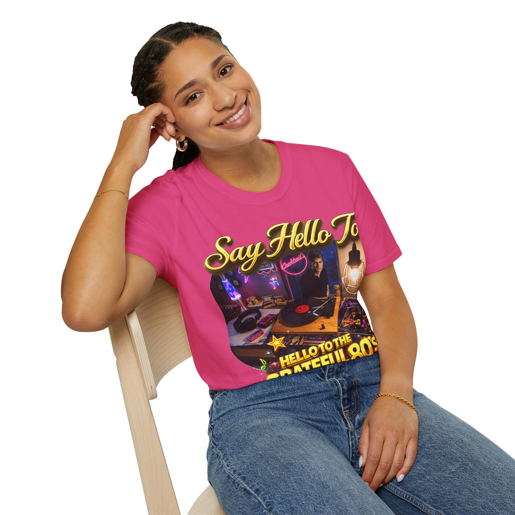 Say Hello To The Grateful 80s T-Shirt — Retro 80s Music Vintage Tee Printify