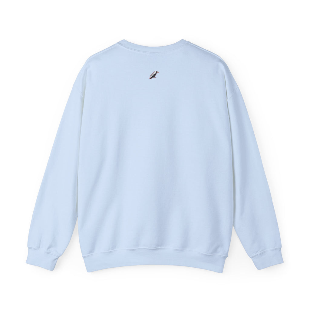 Crewneck Sweatshirt — "Fortune Favors the Prepared Mind" Motivational Design Printify