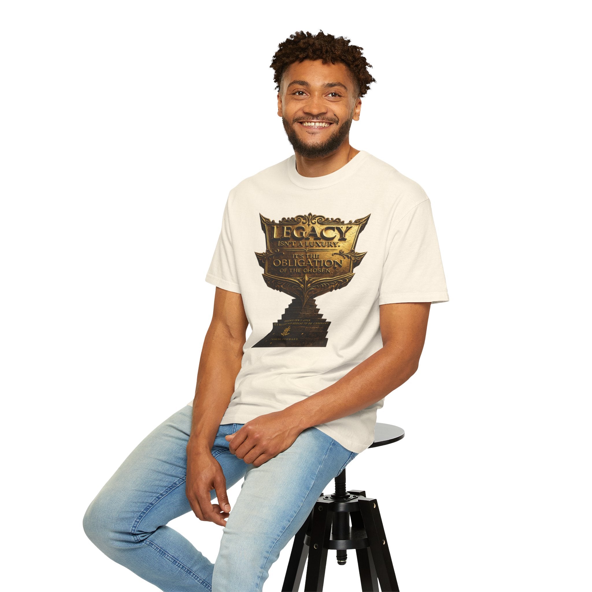 Legacy & Honor Trophy T-Shirt – "Legacy is an Obligation" Graphic Tee Printify