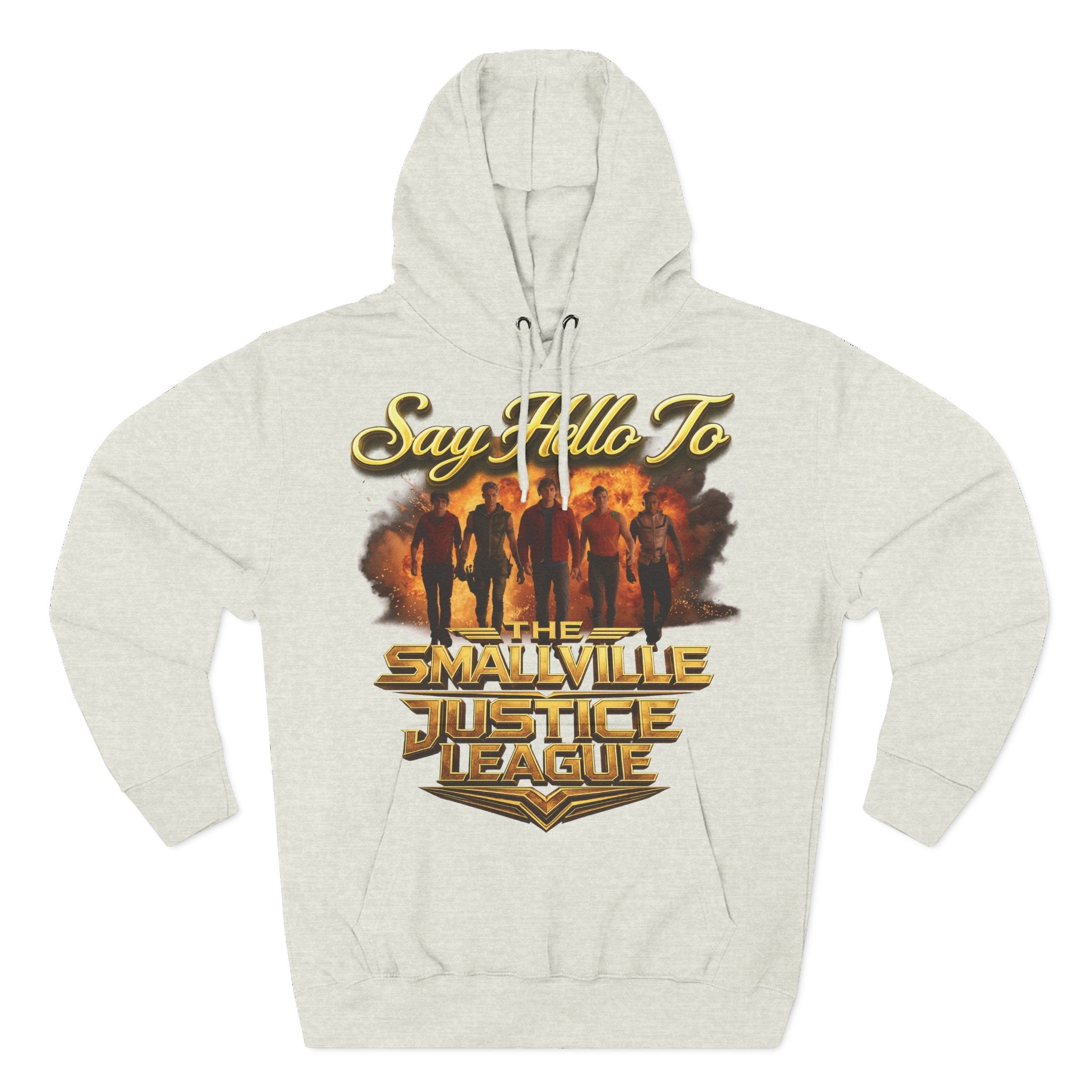Smallville 'Say Hello To Smallville Justice League' Vintage TV Hoodie Printify