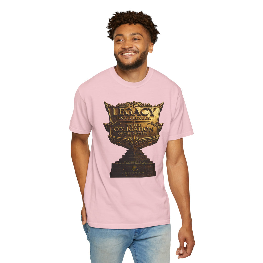 Legacy & Honor Trophy T-Shirt – "Legacy is an Obligation" Graphic Tee Printify
