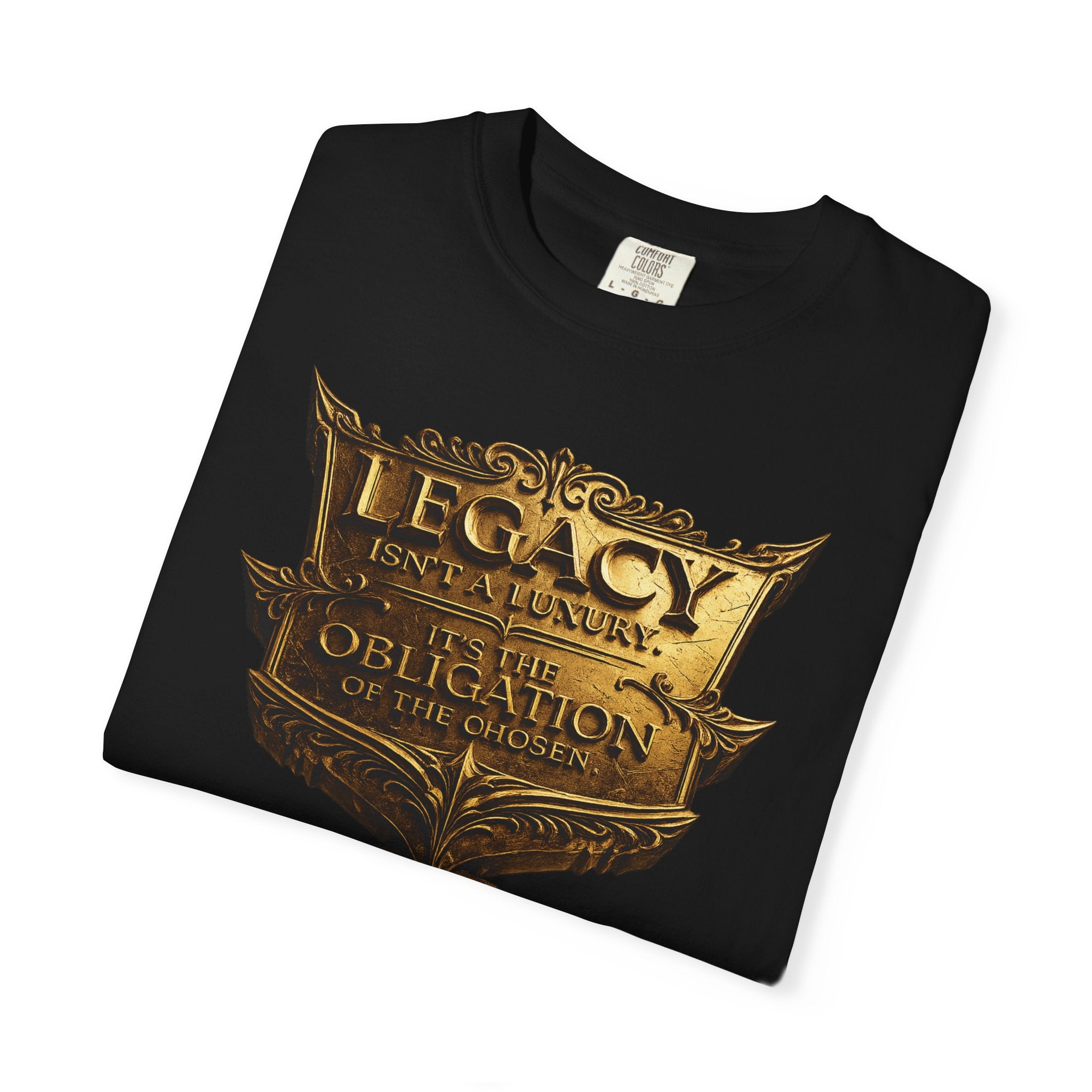 Legacy & Honor Trophy T-Shirt – "Legacy is an Obligation" Graphic Tee Printify