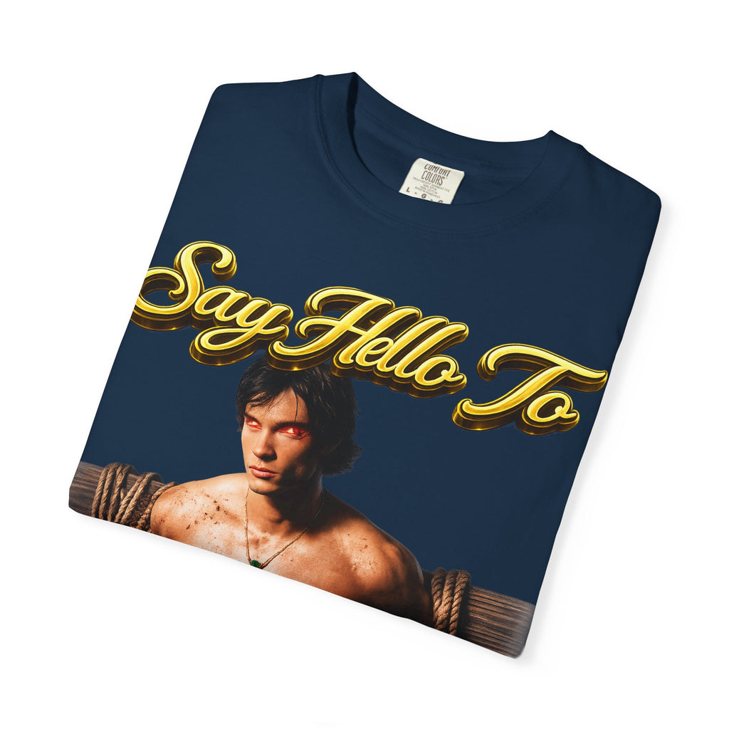 T-Shirt — Say Hello To The House of El Graphic Tee Printify