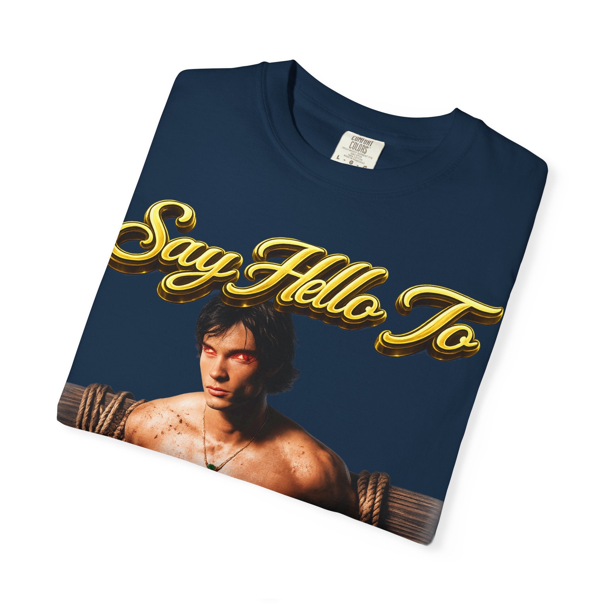 T-Shirt — Say Hello To The House of El Graphic Tee Printify