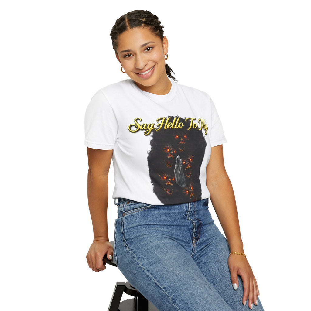 Inner Demons T-Shirt — "Say Hello To My Inner Demons" Graphic Tee Printify
