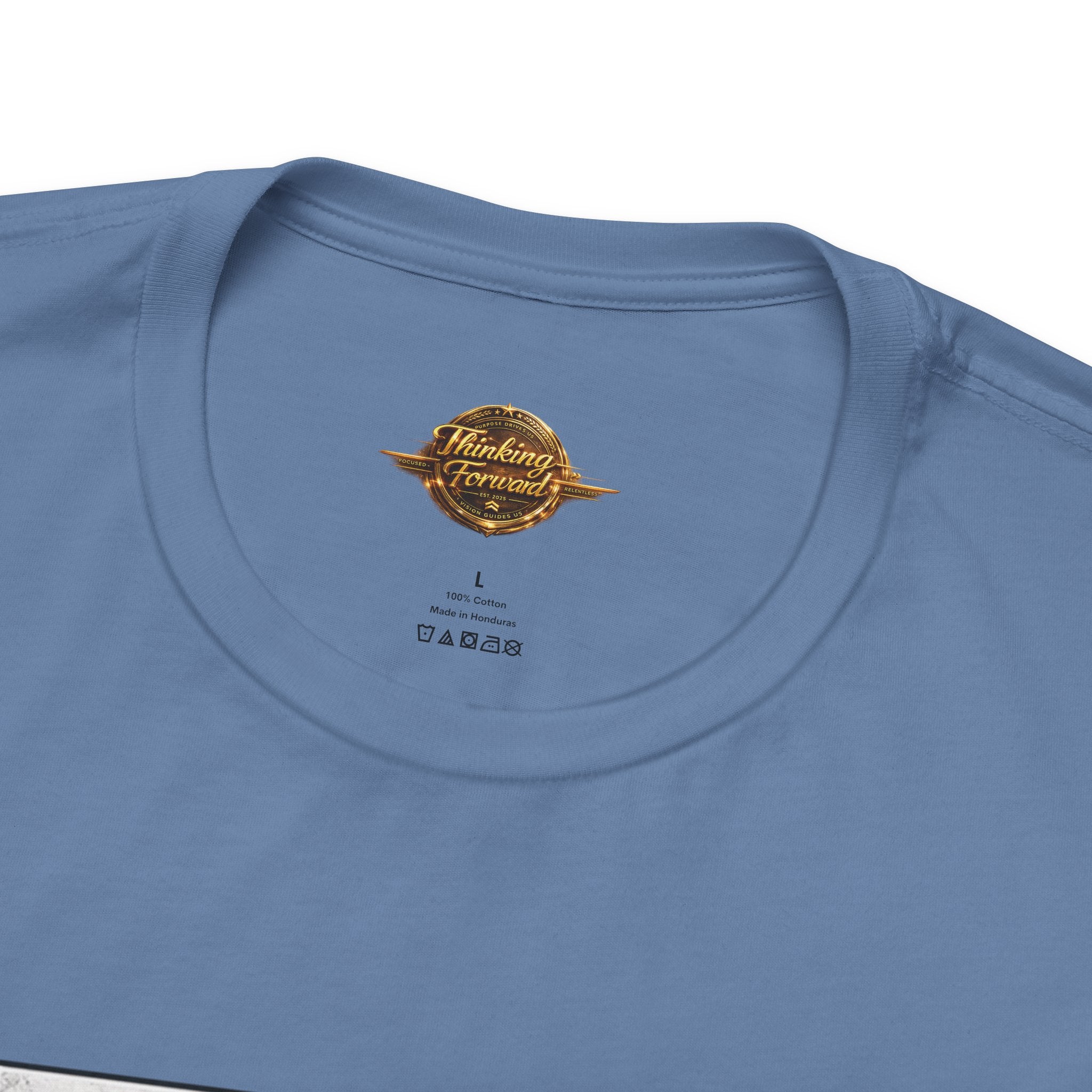 Drift With Direction Graphic Tee — 'Drift with Purpose / Thinking Forward' Racing T-Shirt Printify